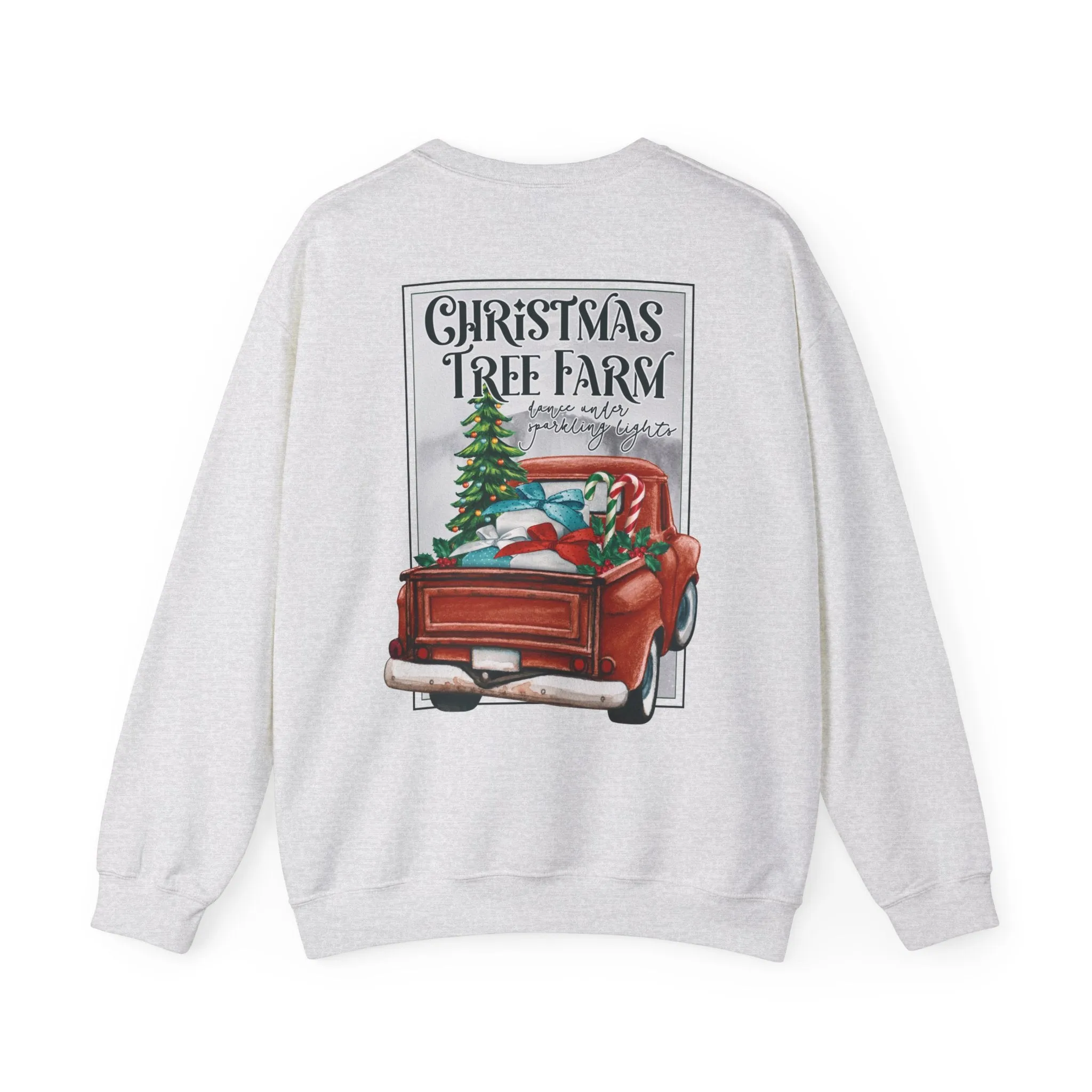 Christmas Tree Farm Crewneck Sweater (image on back) sold by Rose Blush Studio product image thumbnail 2