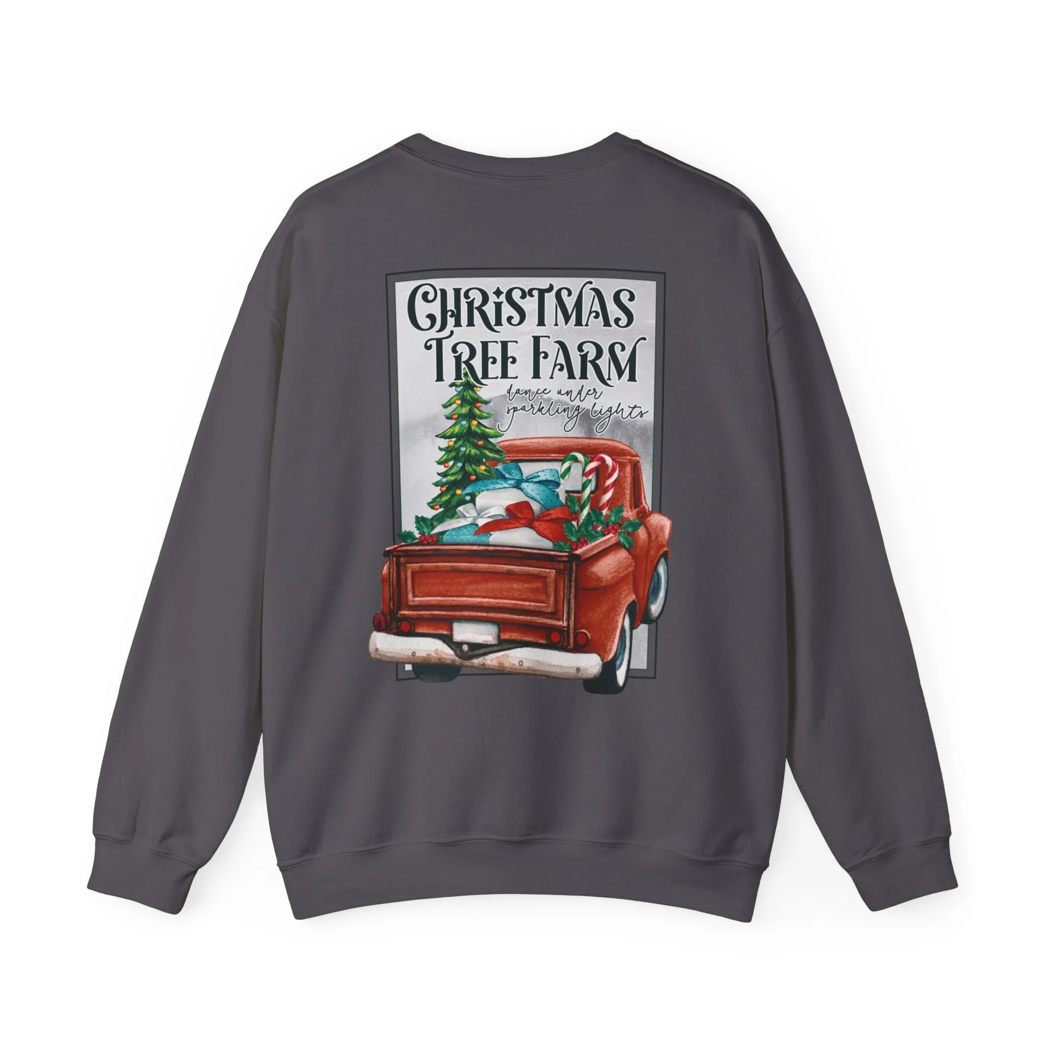 Christmas Tree Farm Crewneck Sweater (image on back) sold by Rose Blush Studio product image thumbnail 4