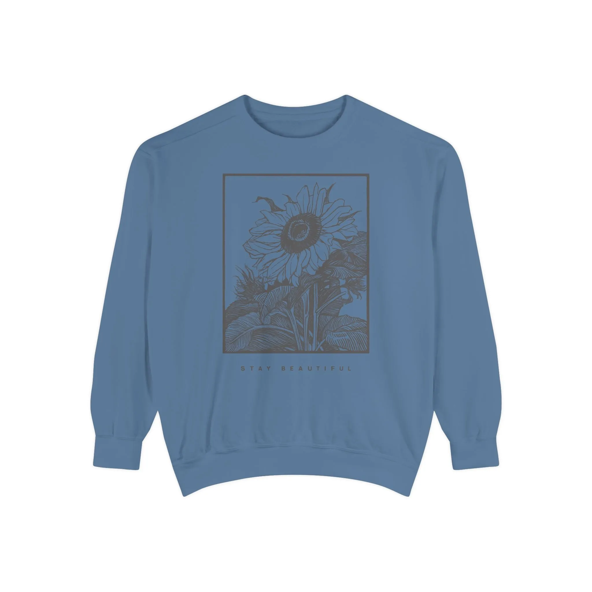 Stay Beautiful Crewneck Sweater Comfort Colors sold by Rose Blush Studio product image thumbnail 4
