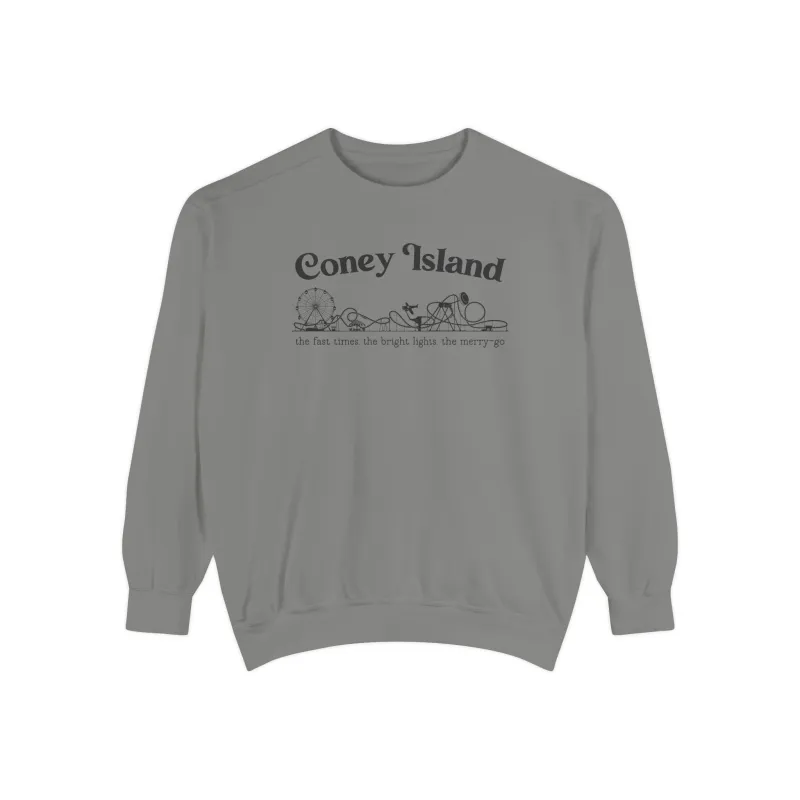 Coney Island Comfort Colors Sweatshirt sold by Rose Blush Studio