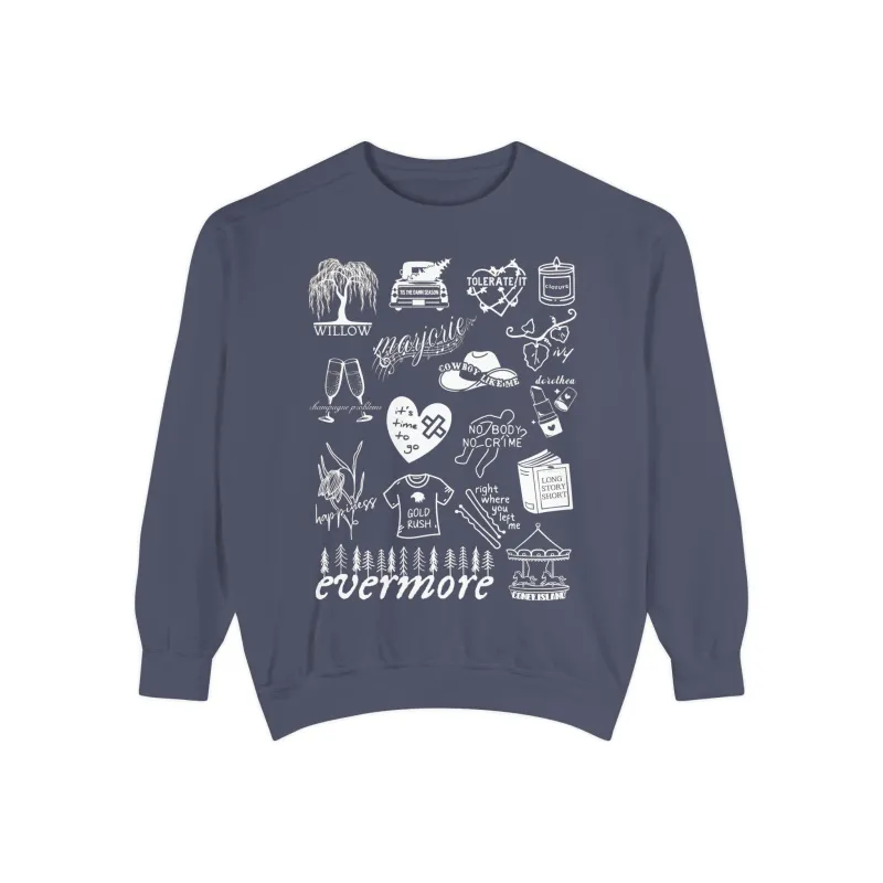 evermore collage comfort colors sweatshirt made by Rose Blush Studio