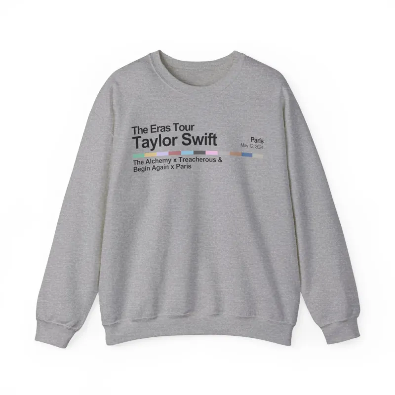 Paris Night 4 Crewneck Sweatshirt sold by Rose Blush Studio