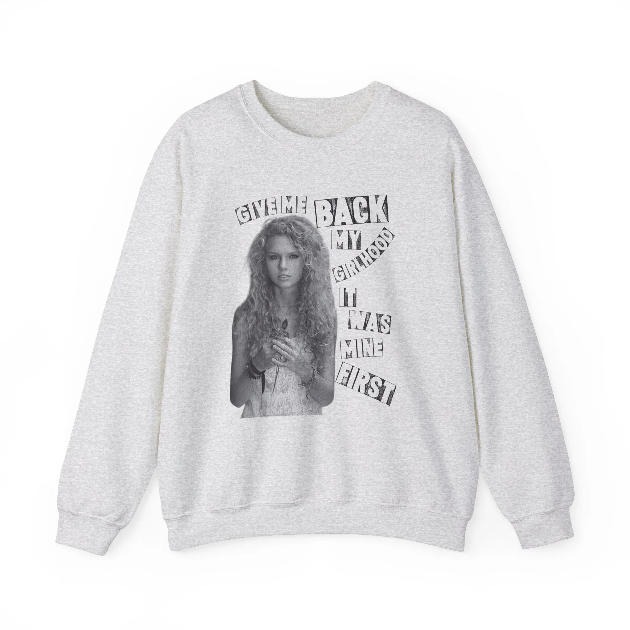 Give Me Back My Girlhood Crewneck Sweatshirt sold by Rose Blush Studio product image thumbnail 2