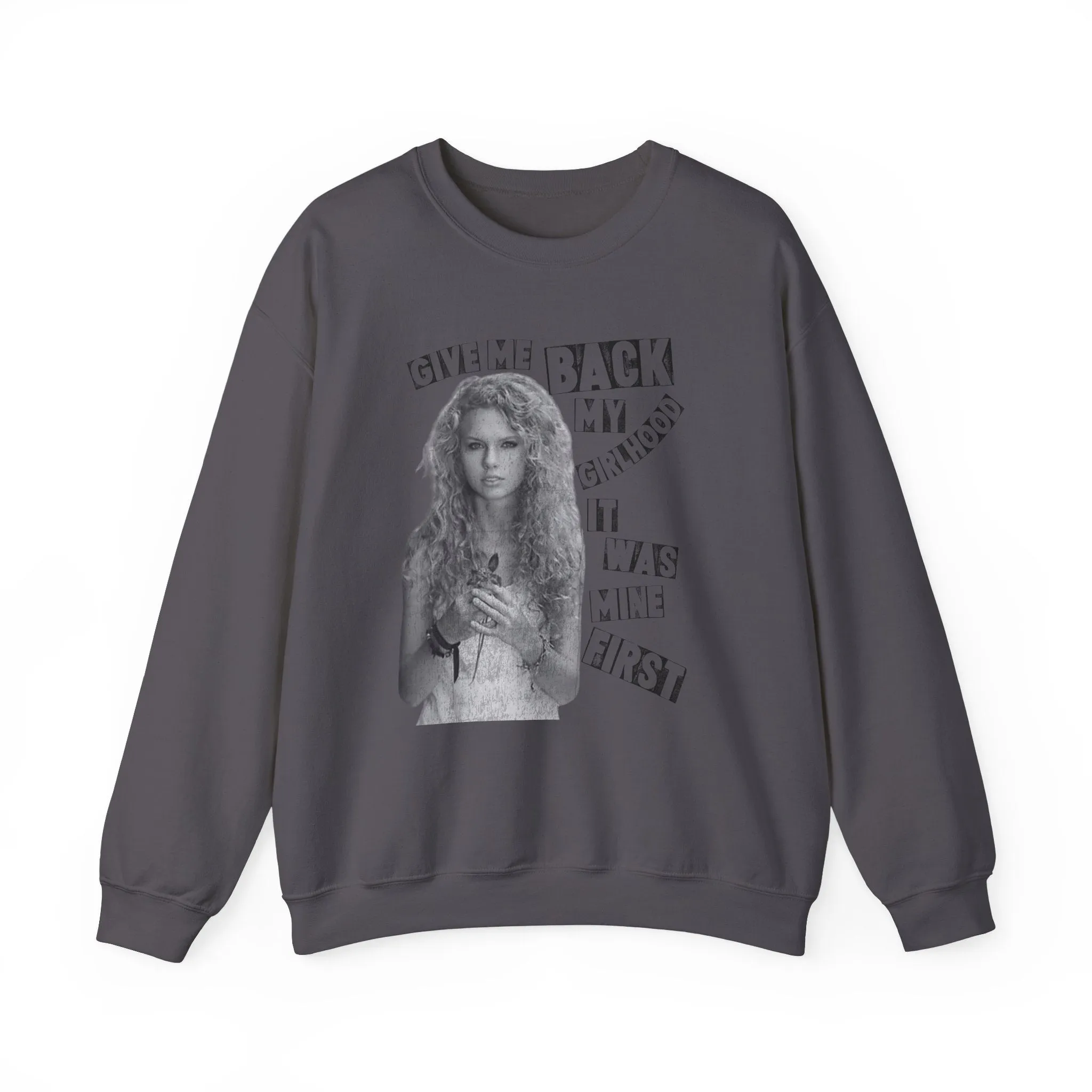 Give Me Back My Girlhood Crewneck Sweatshirt sold by Rose Blush Studio product image thumbnail 3