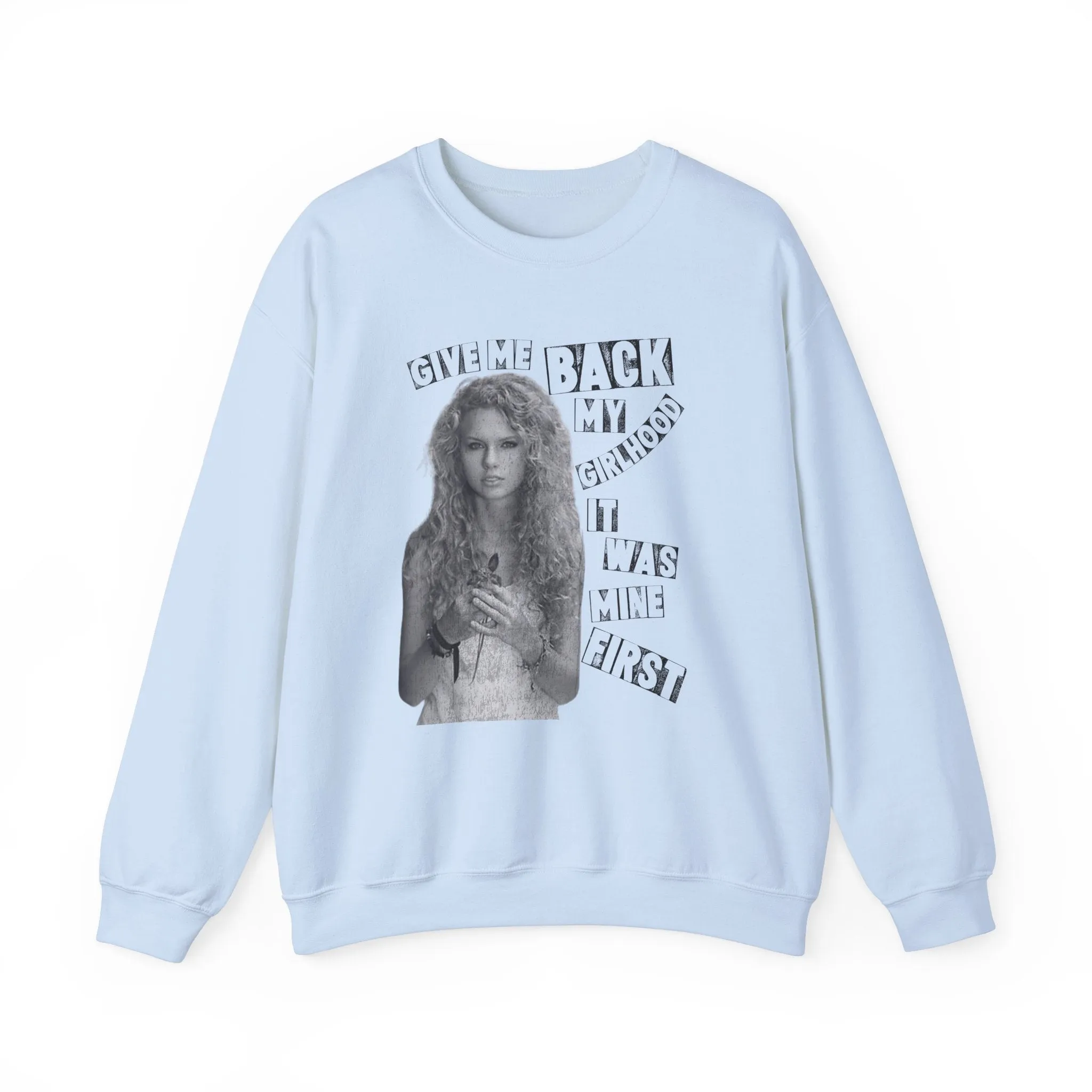 Give Me Back My Girlhood Crewneck Sweatshirt sold by Rose Blush Studio product image thumbnail 4