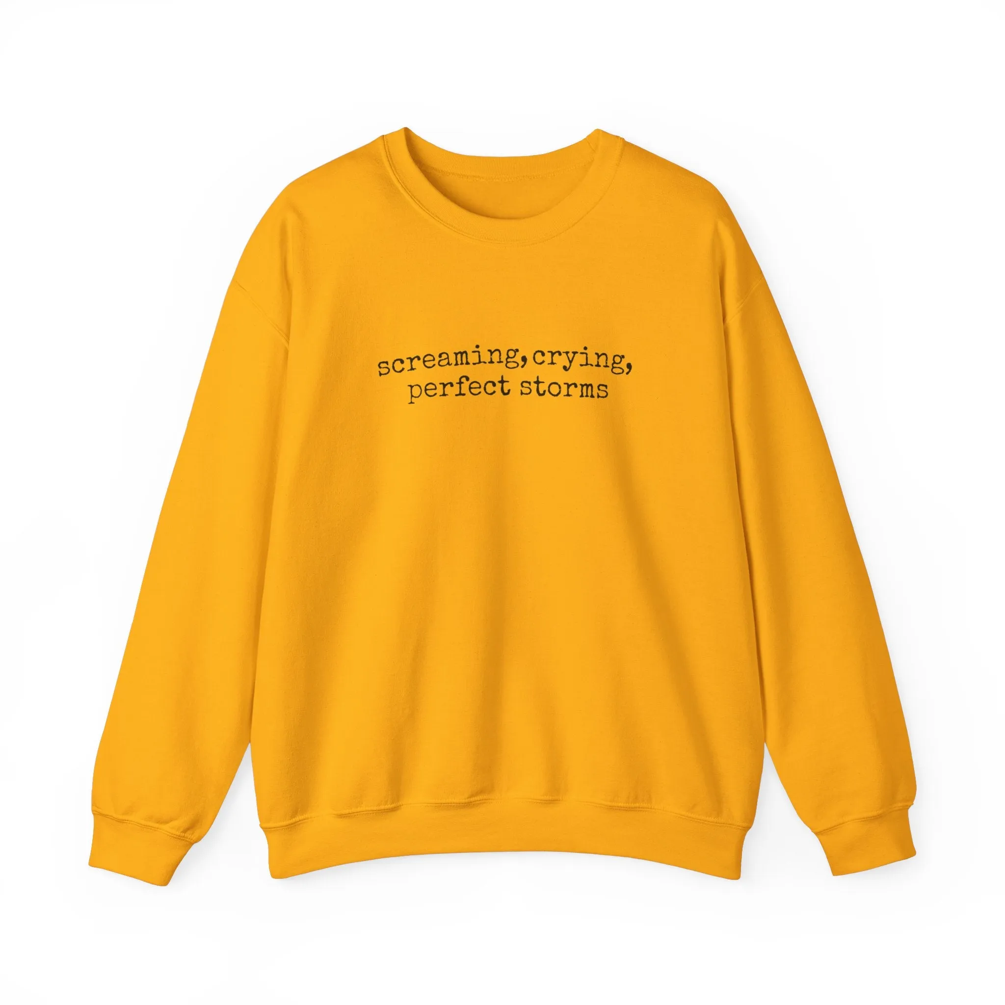 Screaming, Crying, Perfect Storms Sweater sold by Rose Blush Studio