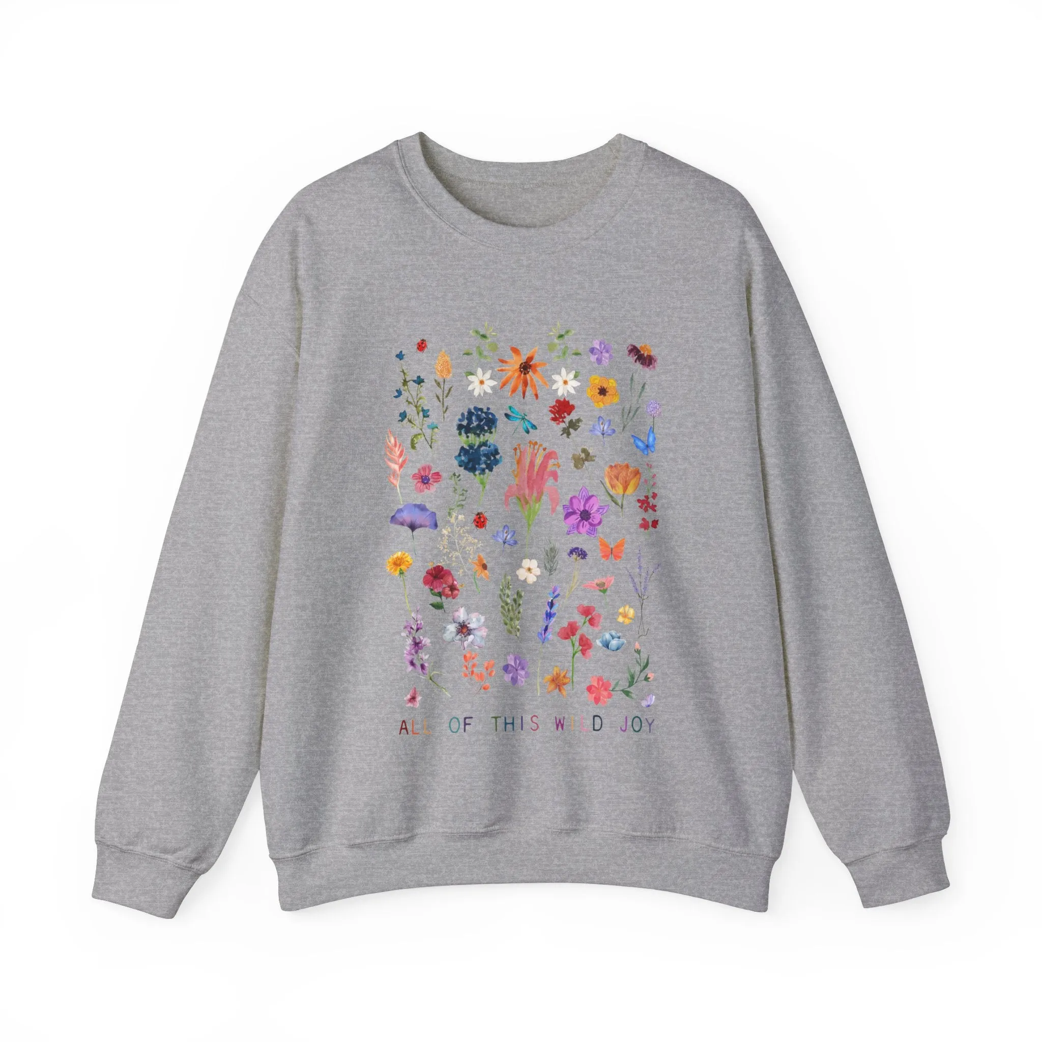 Wild Joy Crewneck Sweatshirt sold by Rose Blush Studio product image thumbnail 5