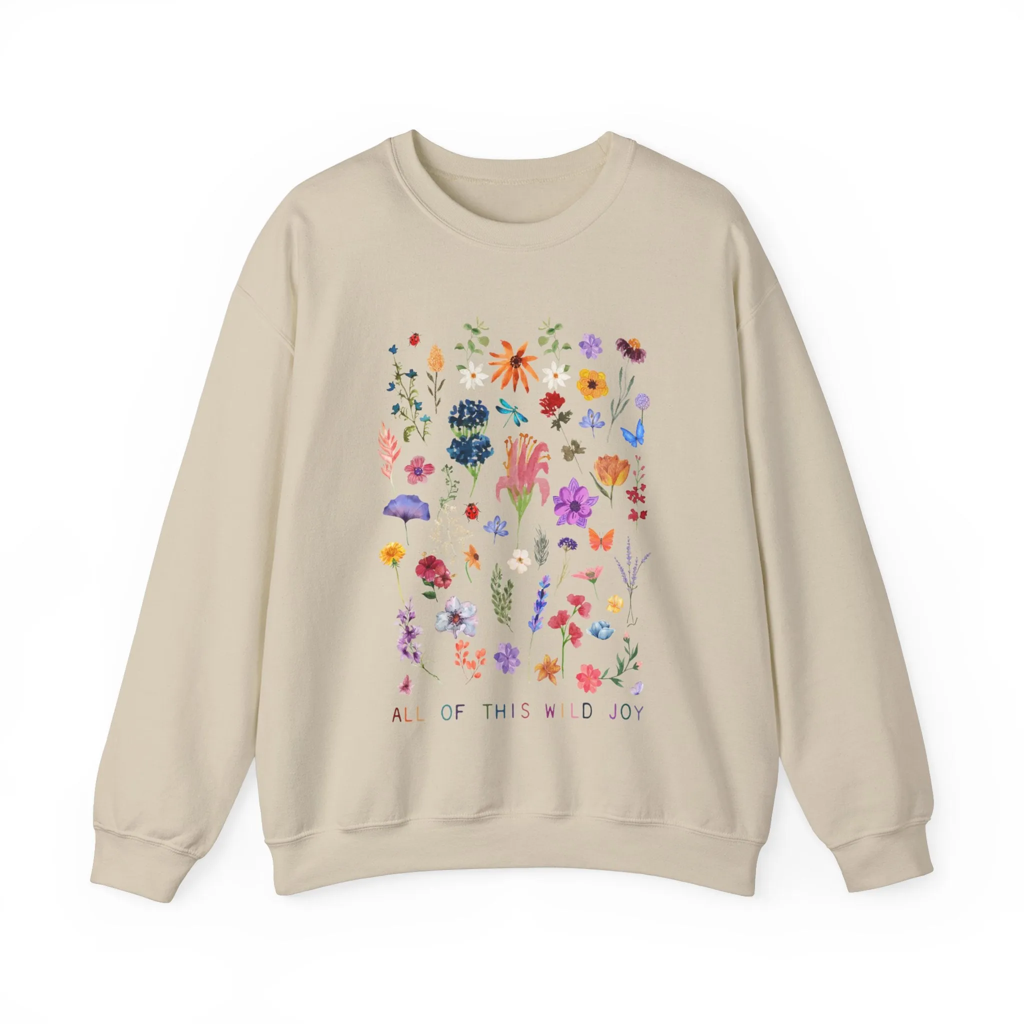 Wild Joy Crewneck Sweatshirt sold by Rose Blush Studio