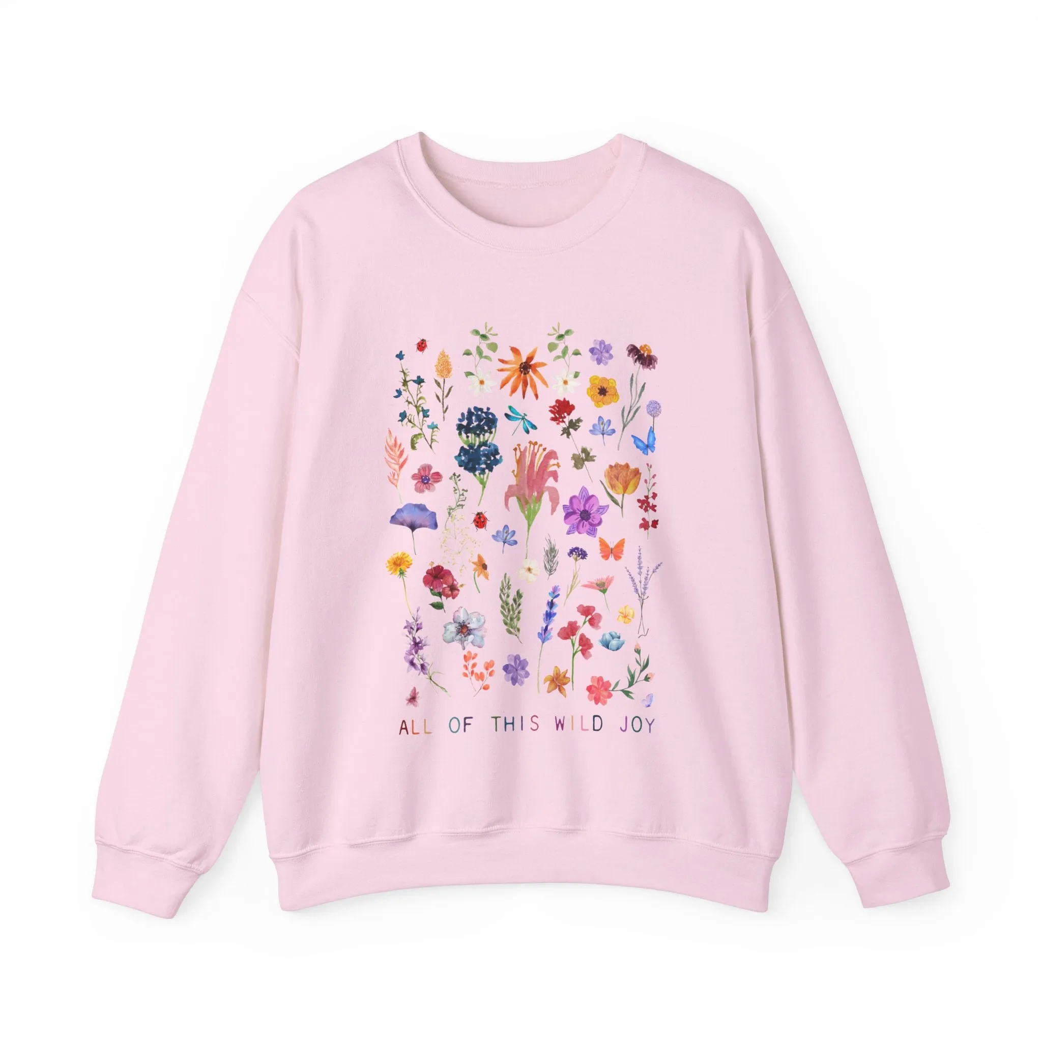 Wild Joy Crewneck Sweatshirt sold by Rose Blush Studio product image thumbnail 4