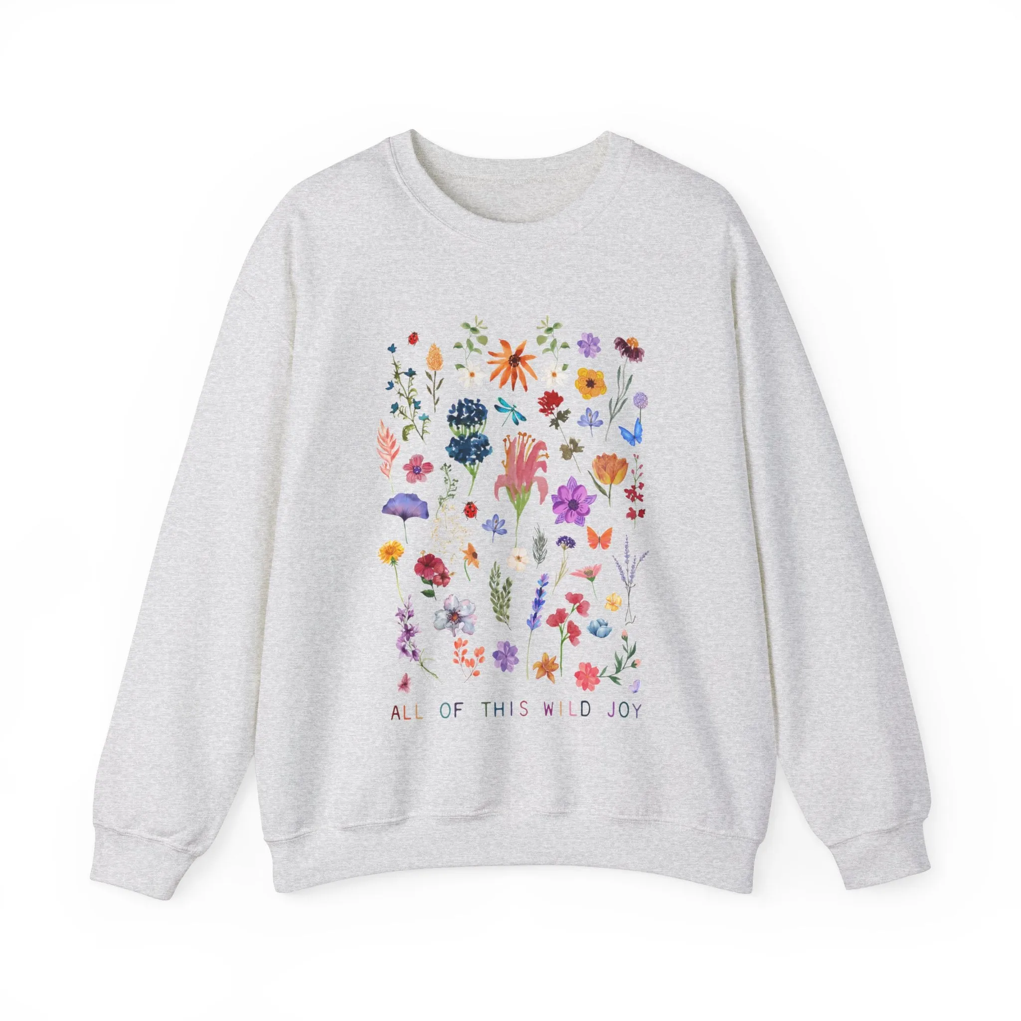 Wild Joy Crewneck Sweatshirt sold by Rose Blush Studio product image thumbnail 2