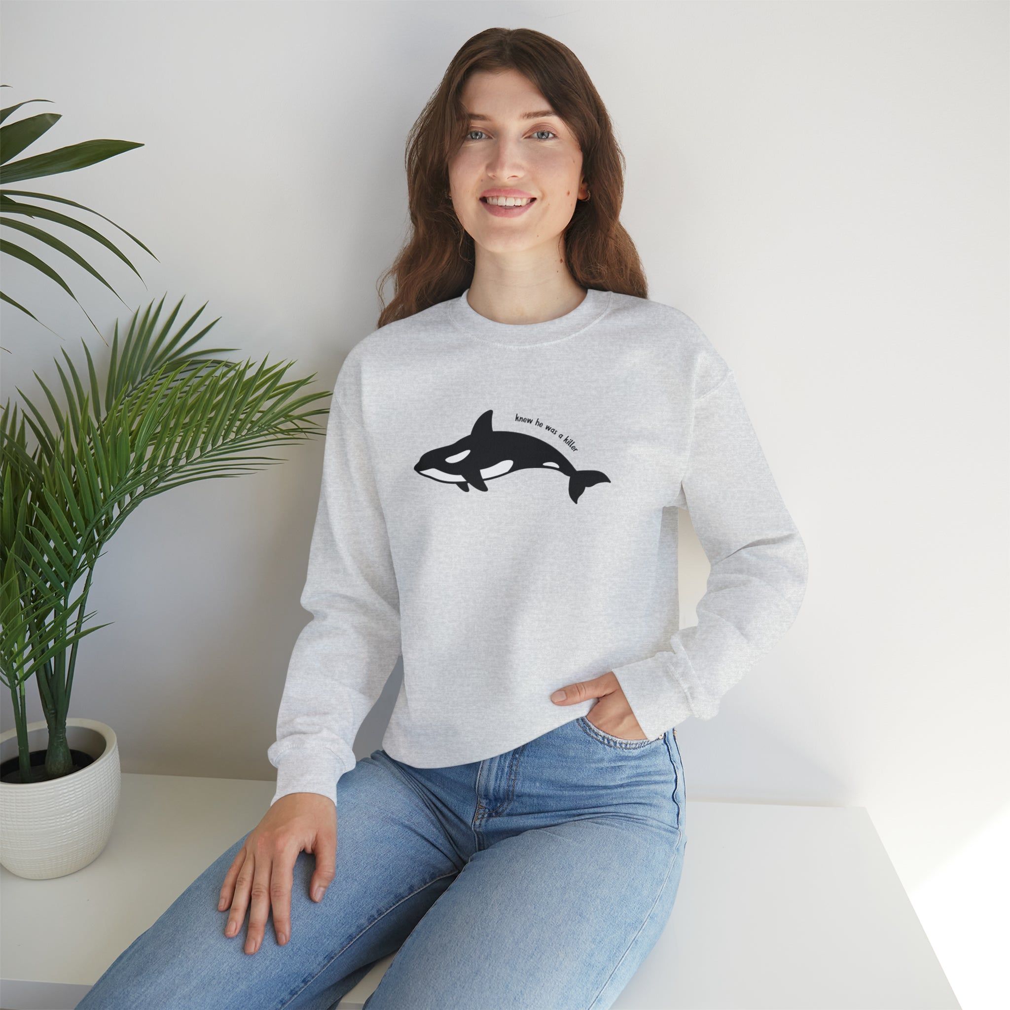 Killer Whale Sweater sold by Rose Blush Studio product image thumbnail 4