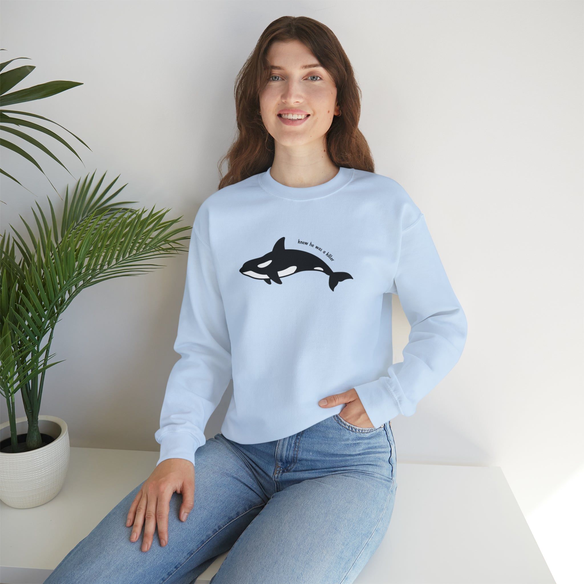 Killer Whale Sweater sold by Rose Blush Studio product image thumbnail 2