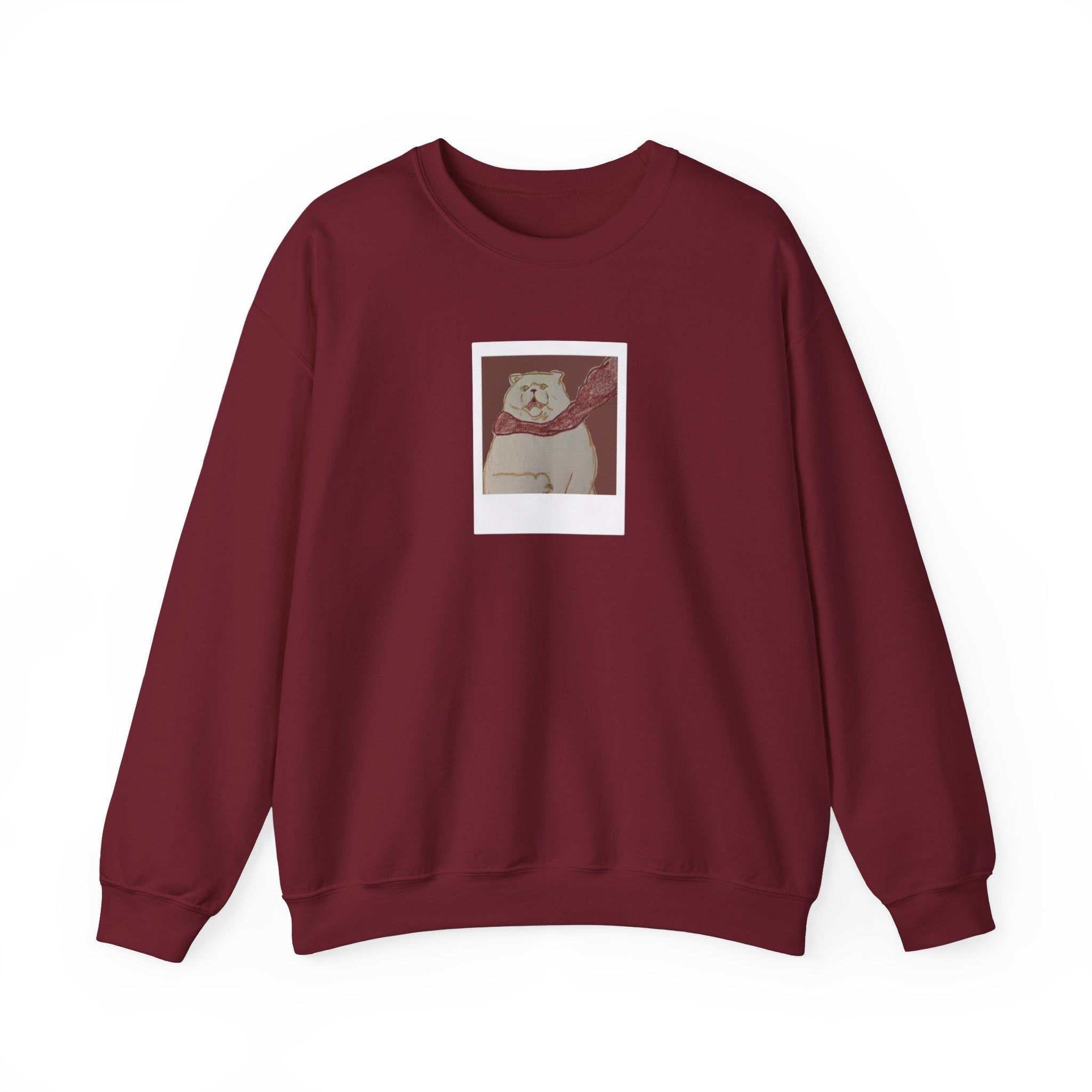 Cat Crewneck Sweatshirt sold by Rose Blush Studio product image thumbnail 3