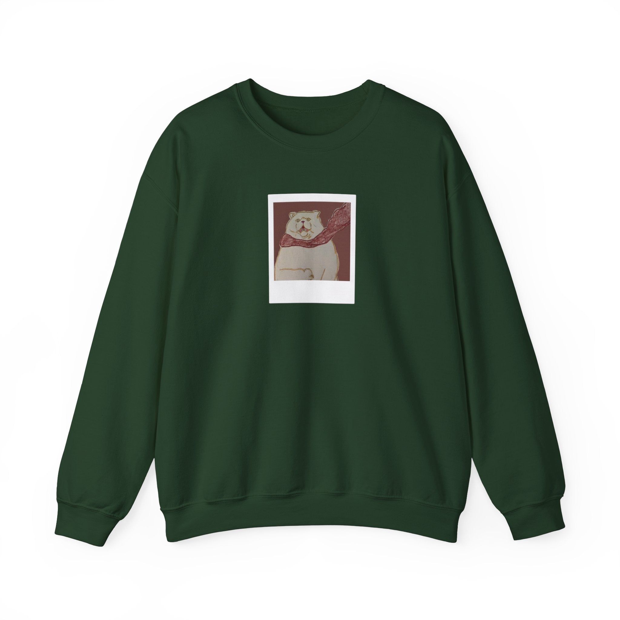 Cat Crewneck Sweatshirt sold by Rose Blush Studio