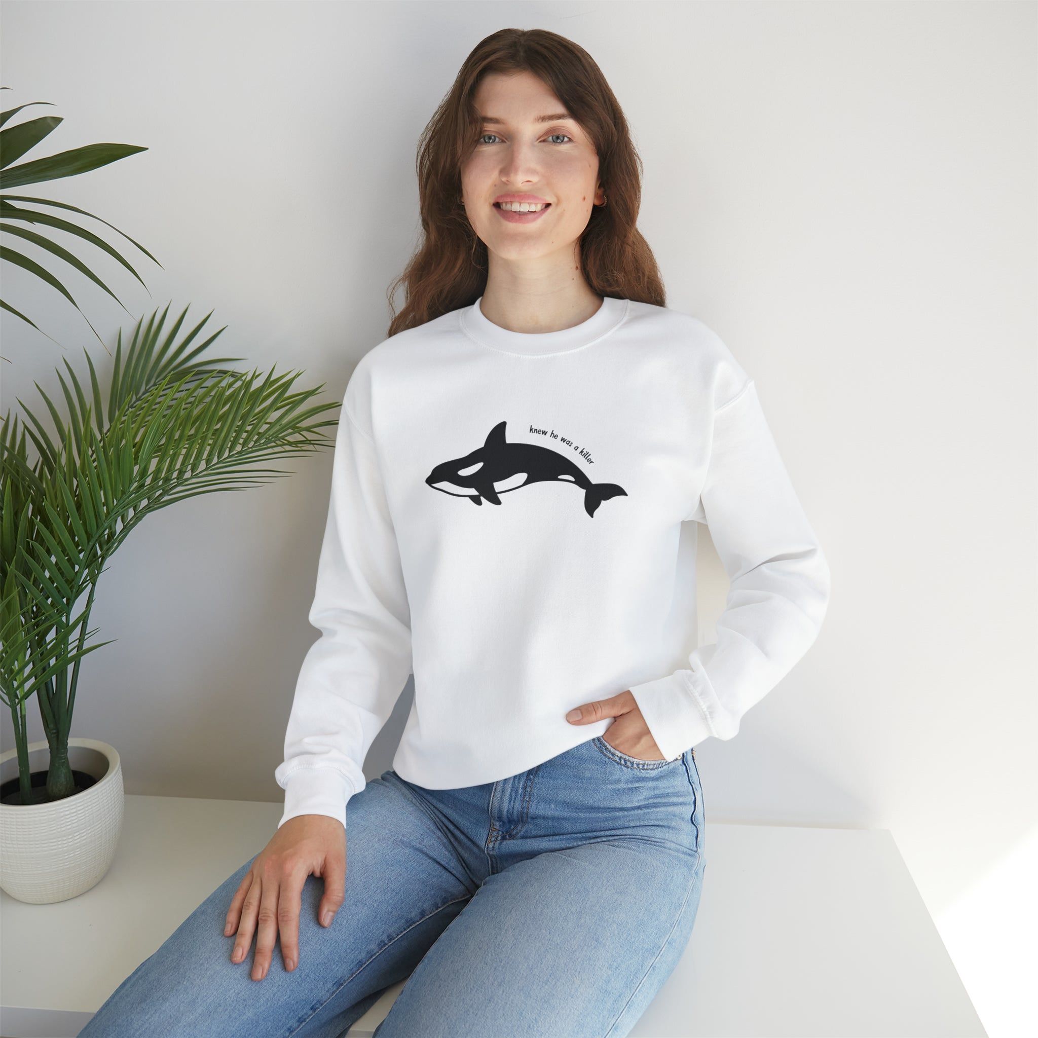 Killer Whale Sweater sold by Rose Blush Studio product image thumbnail 3