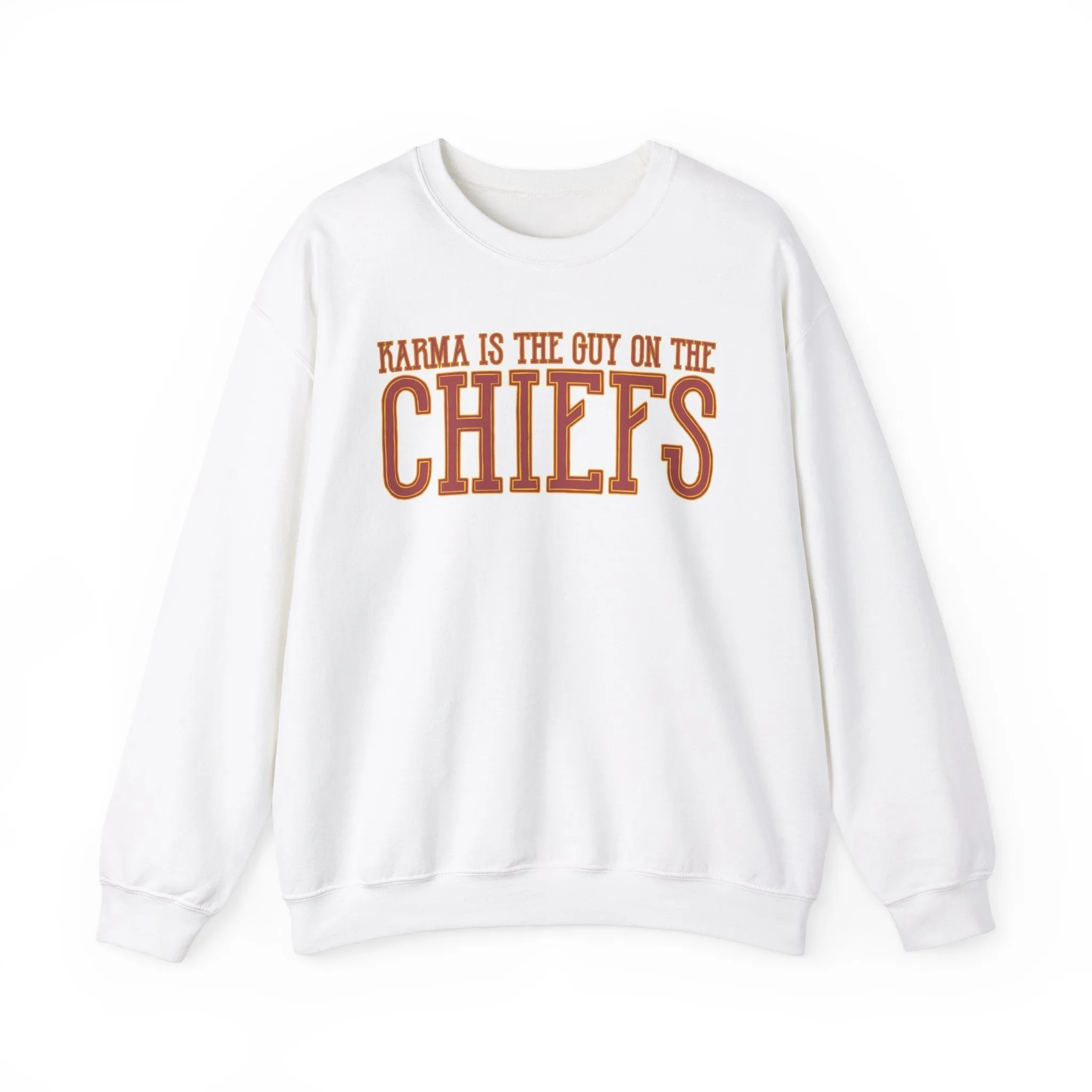 Karma is the Guy on the Chief Crewneck Sweatshirt sold by Rose Blush Studio product image thumbnail 3