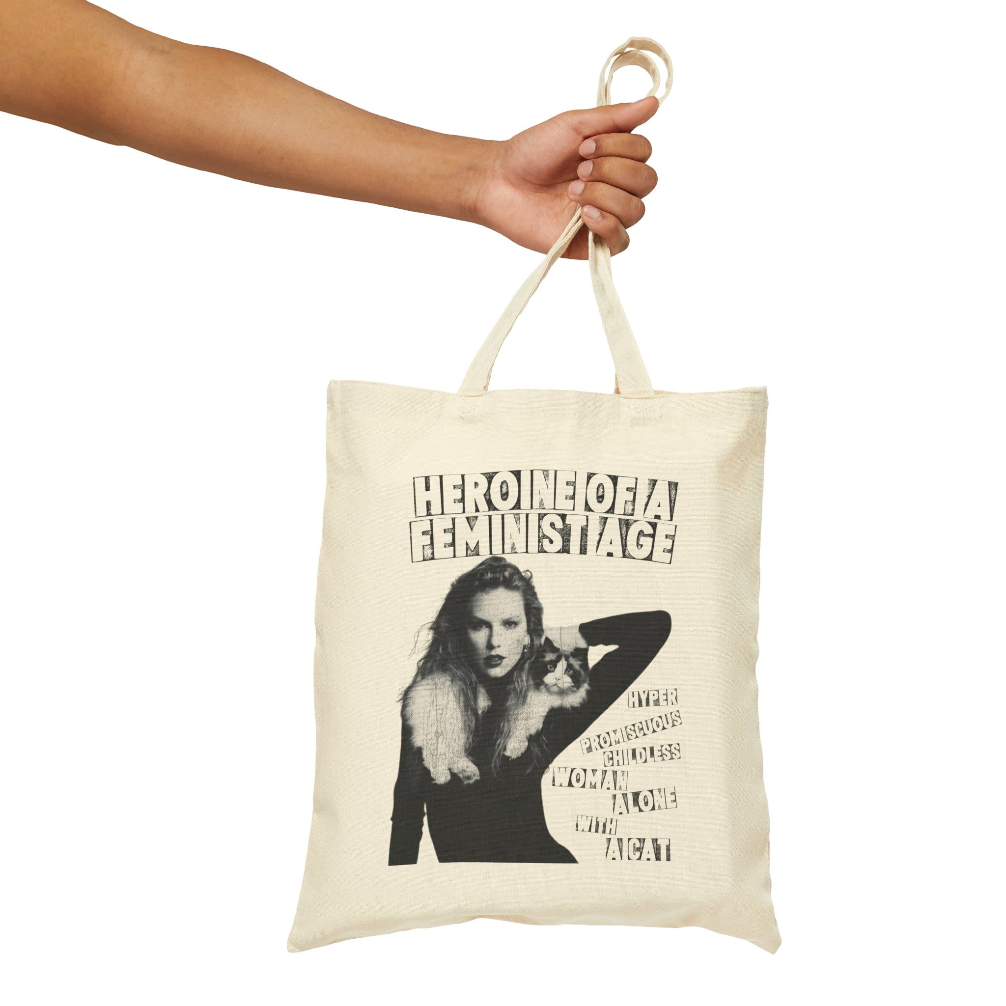 Heroine of a Feminist Age Cotton Canvas Tote Bag sold by Rose Blush Studio