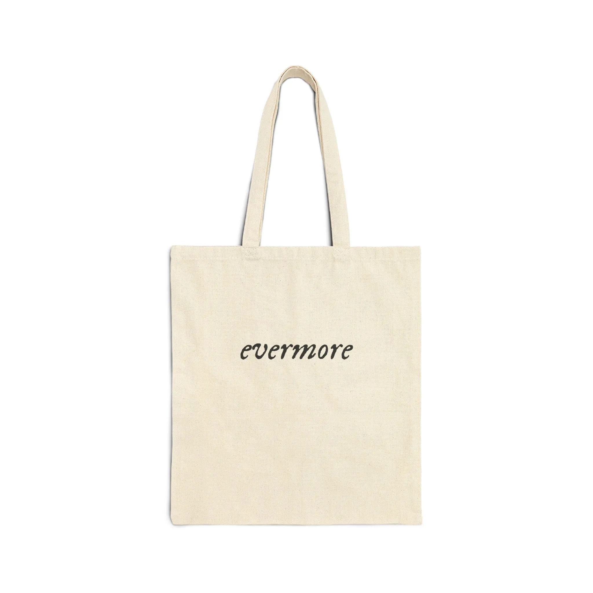 Evermore Cotton Canvas Tote Bag sold by Rose Blush Studio