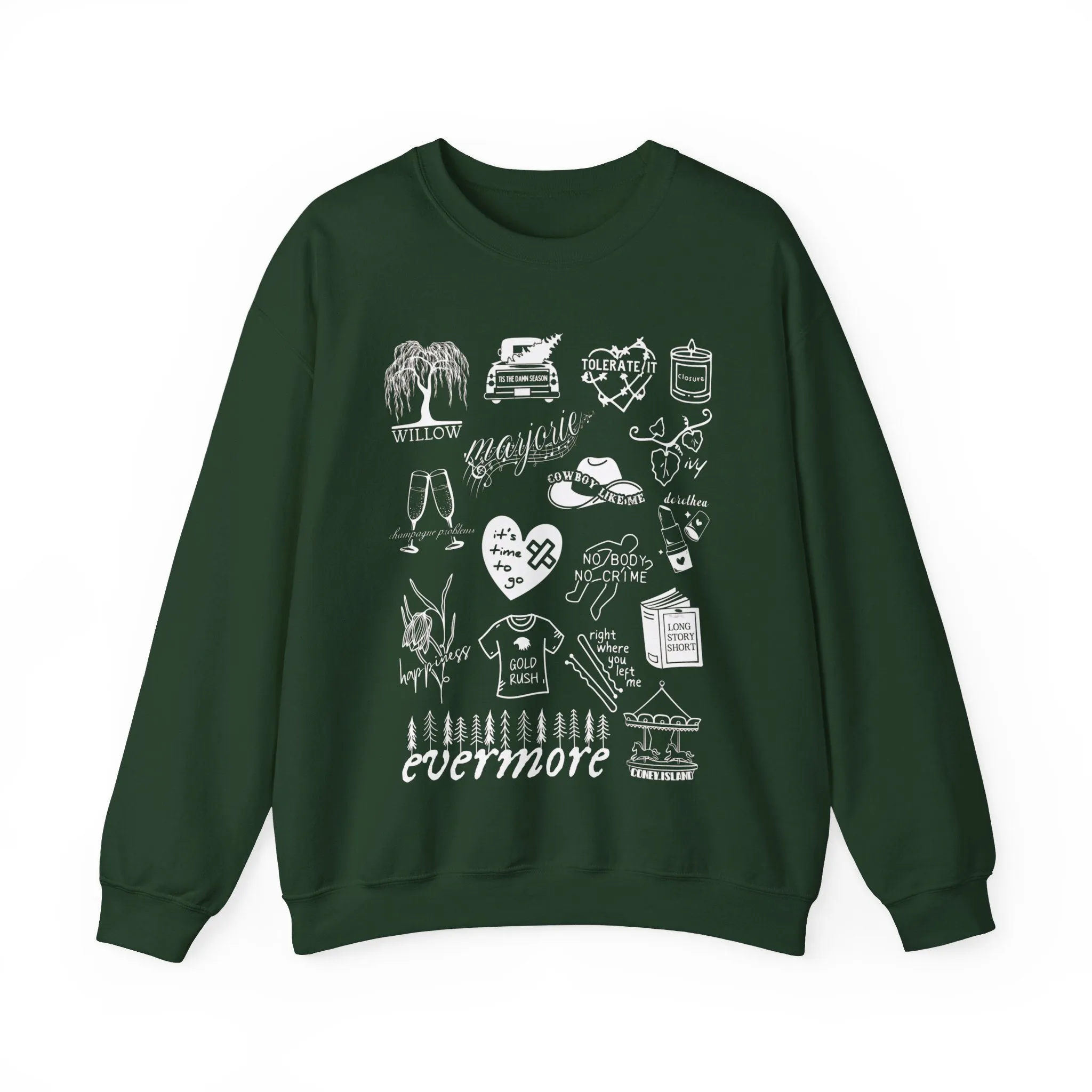 Evermore Collage Crewneck Sweatshirt sold by Rose Blush Studio product image thumbnail 4