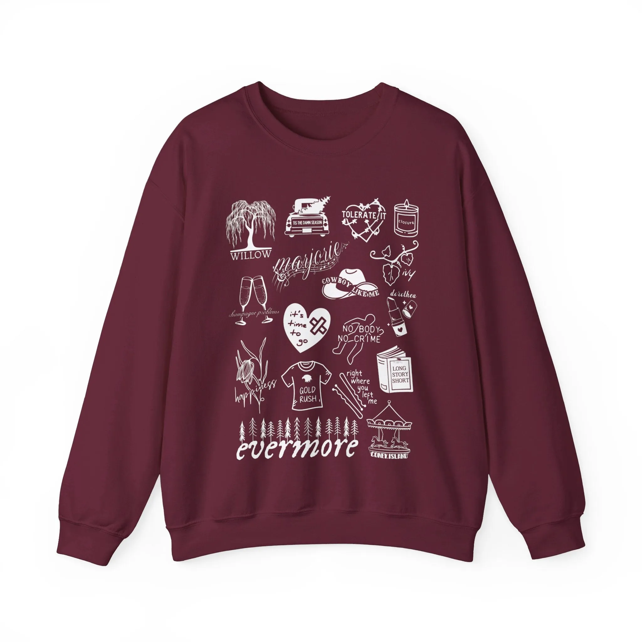 Evermore Collage Crewneck Sweatshirt sold by Rose Blush Studio product image thumbnail 3