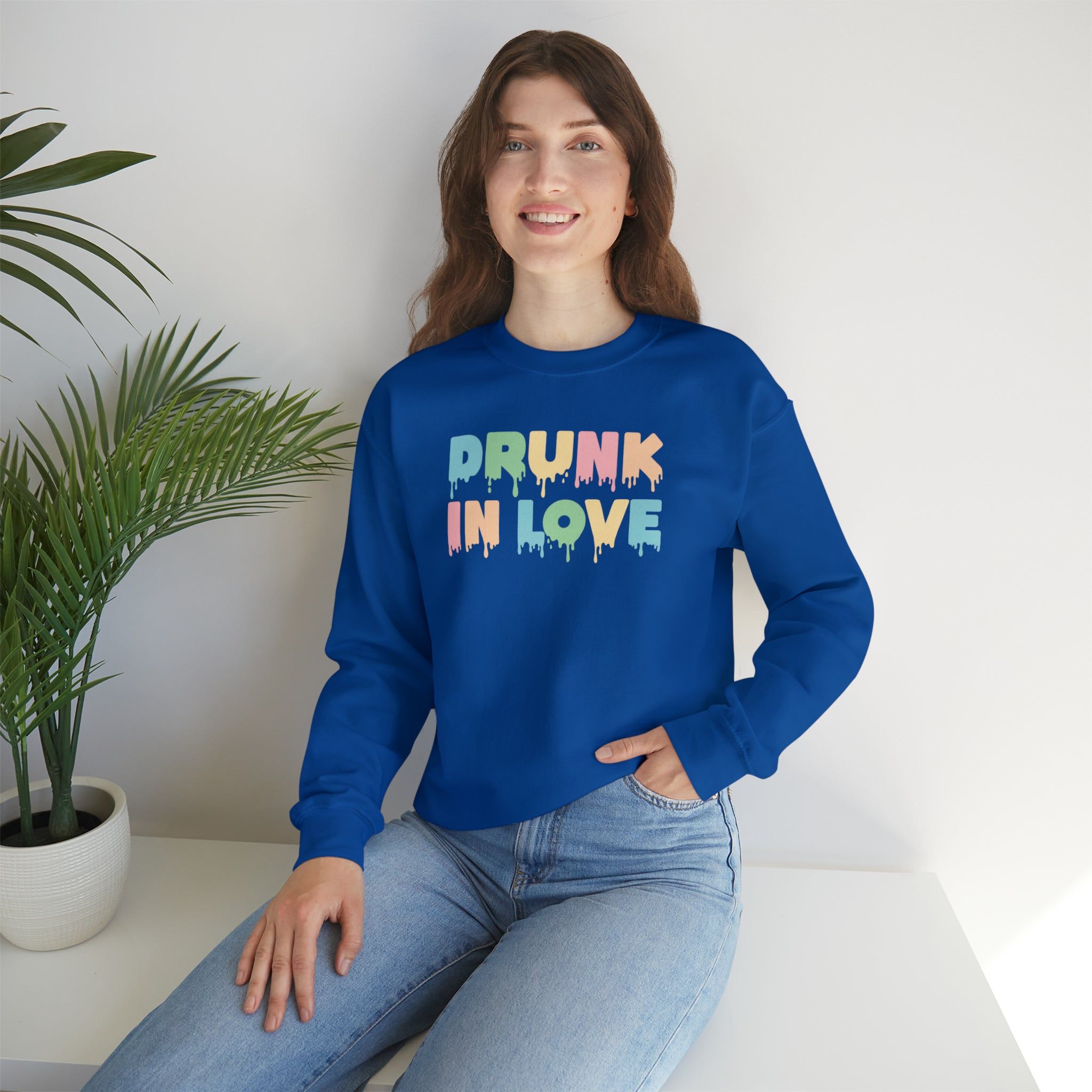 Drunk in Love Crewneck Sweatshirt sold by Rose Blush Studio product image thumbnail 5
