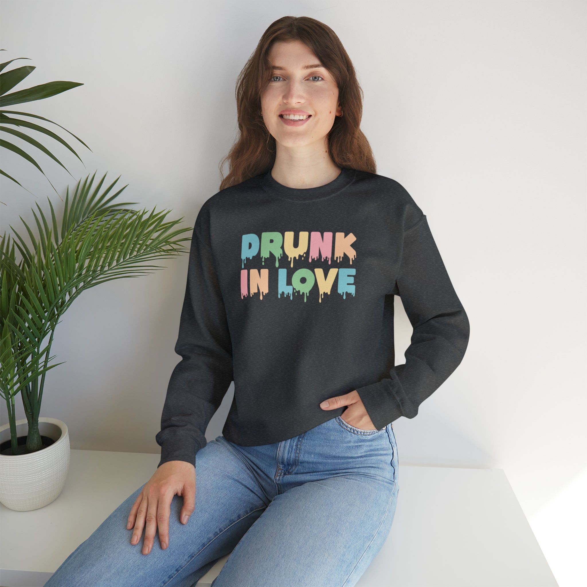 Drunk in Love Crewneck Sweatshirt sold by Rose Blush Studio