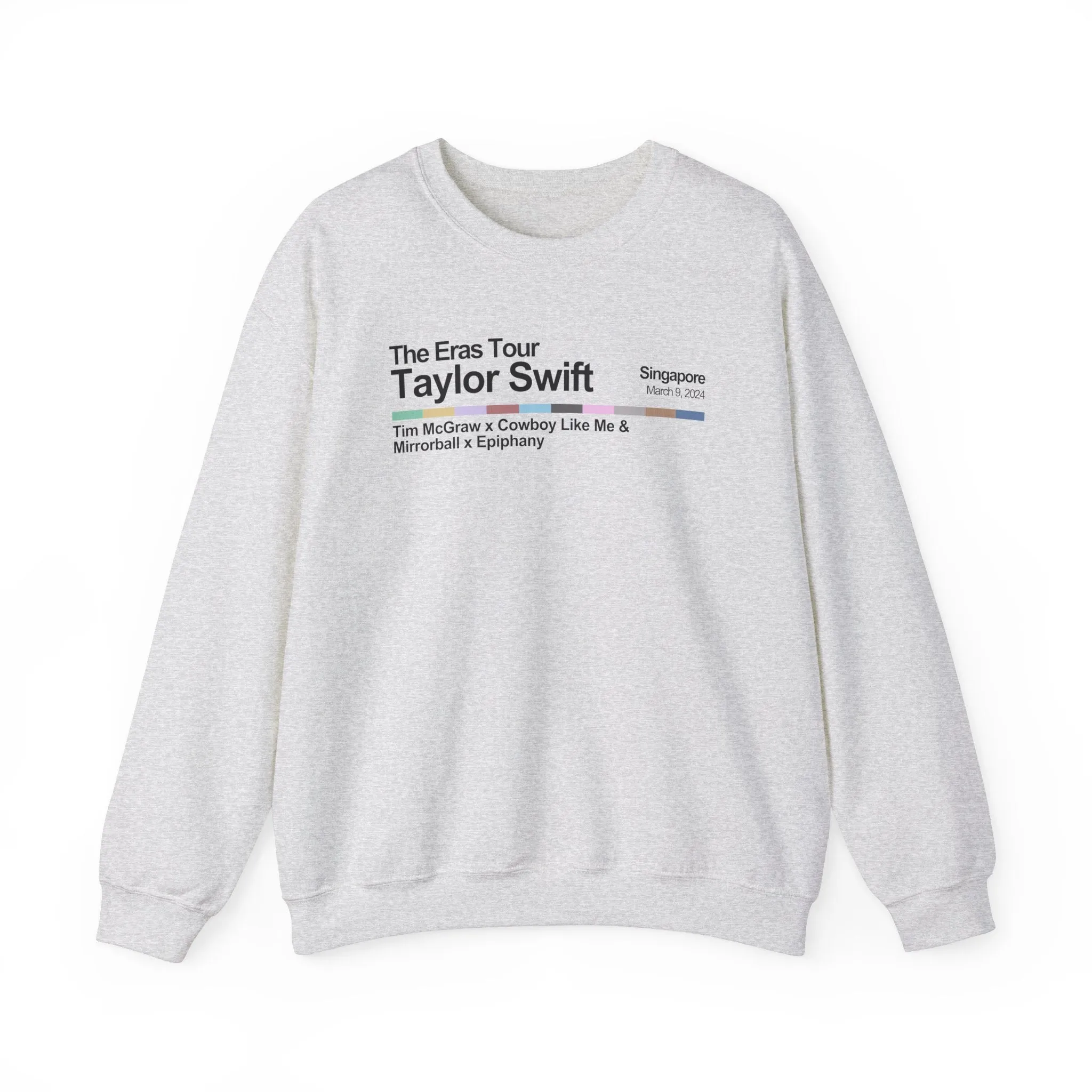 Singapore Night 6 Crewneck Sweatshirt sold by Rose Blush Studio product image thumbnail 2