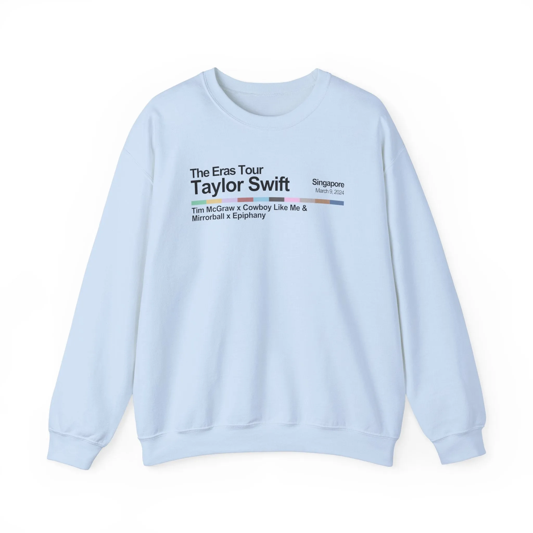 Singapore Night 6 Crewneck Sweatshirt sold by Rose Blush Studio product image thumbnail 4