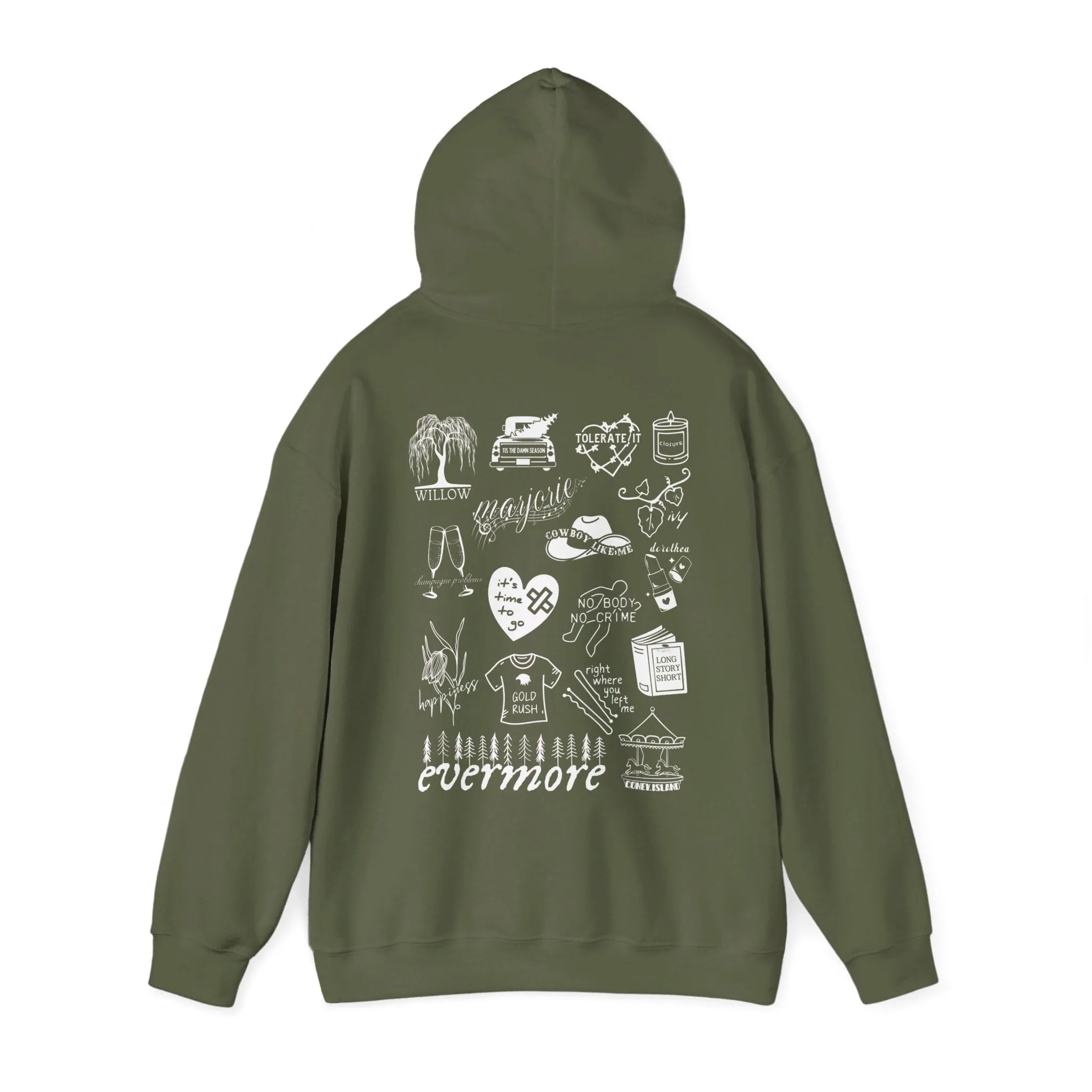 Evermore Collage Hoodie sold by Rose Blush Studio