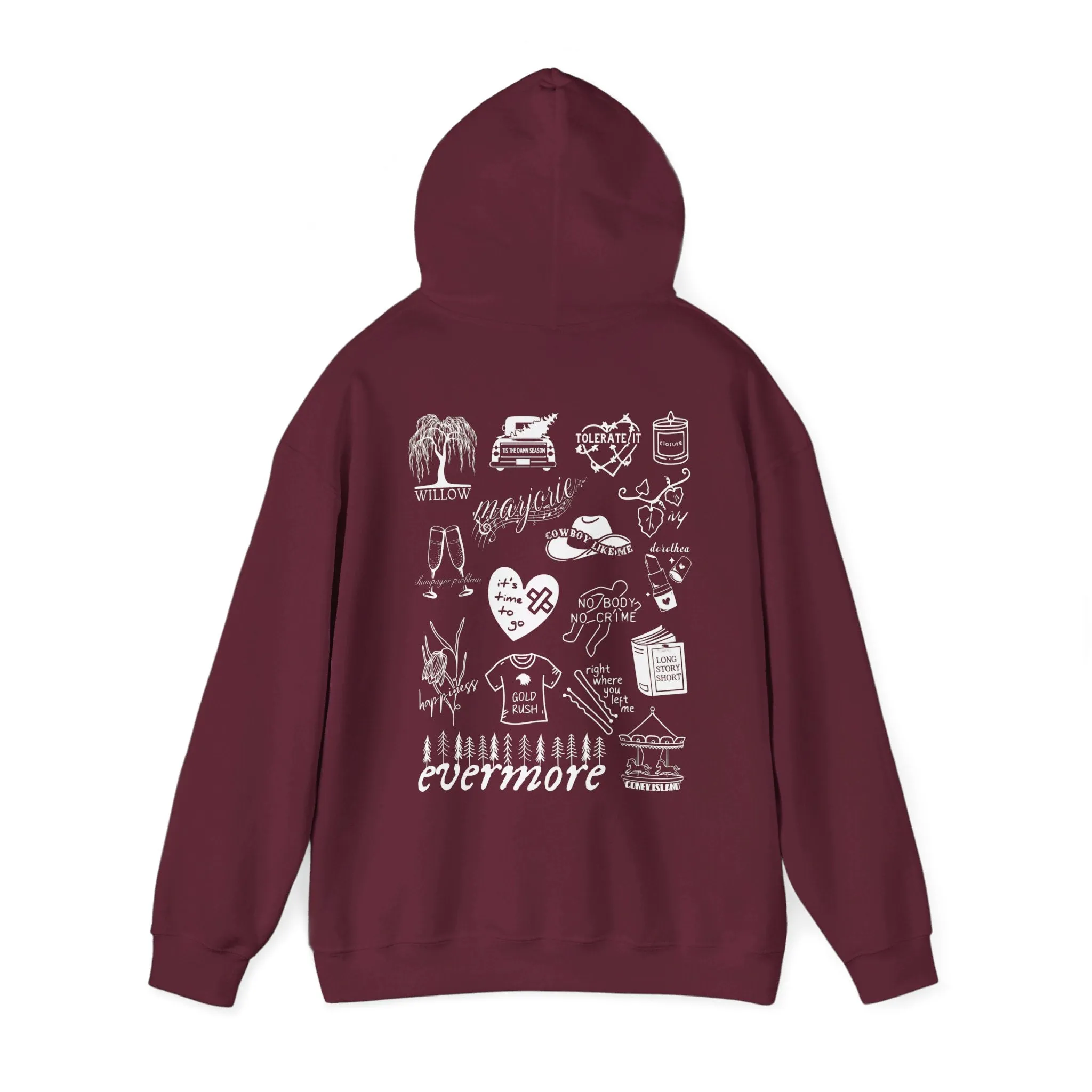 Evermore Collage Hoodie sold by Rose Blush Studio product image thumbnail 3