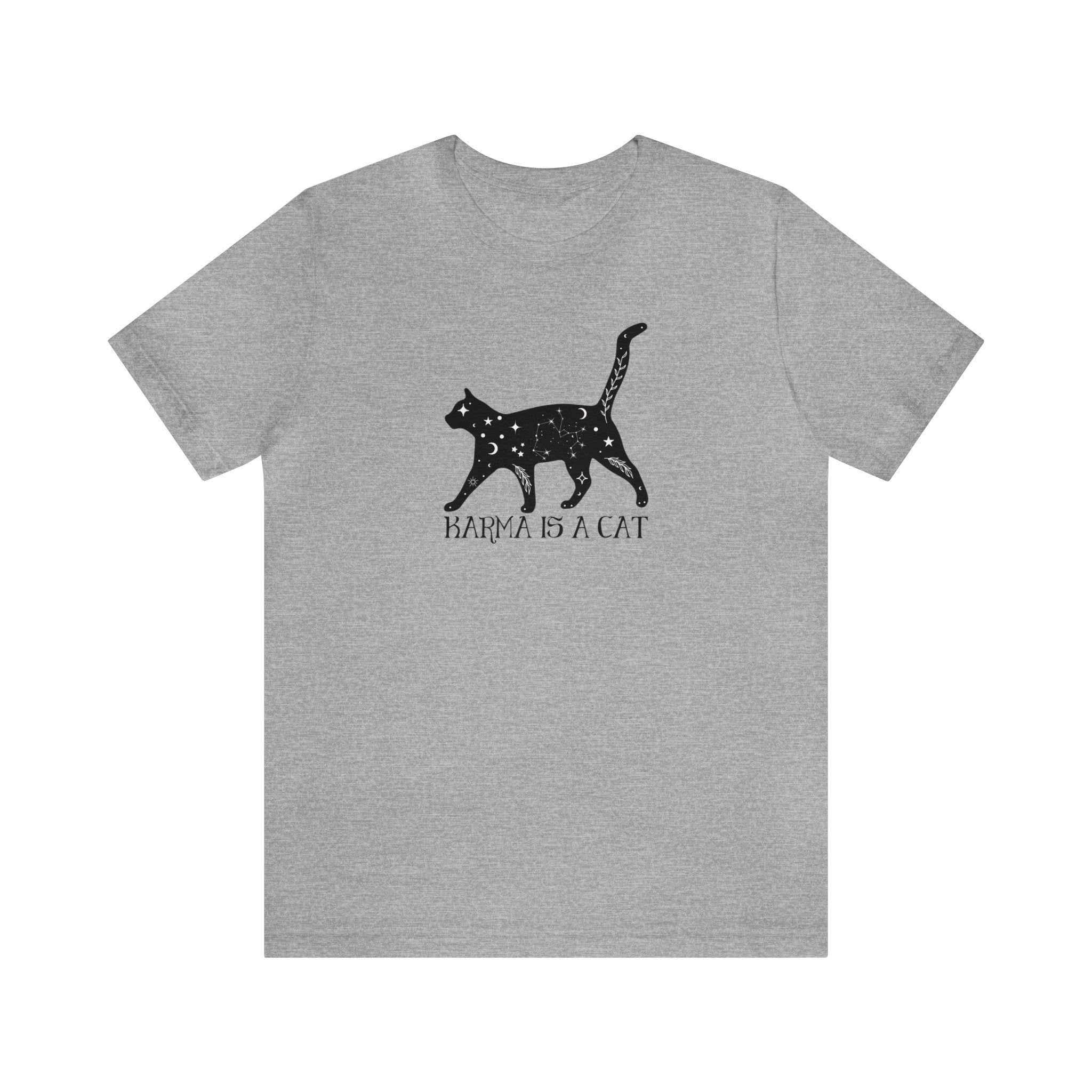 Karma is a Cat Tshirt sold by Rose Blush Studio product image thumbnail 5