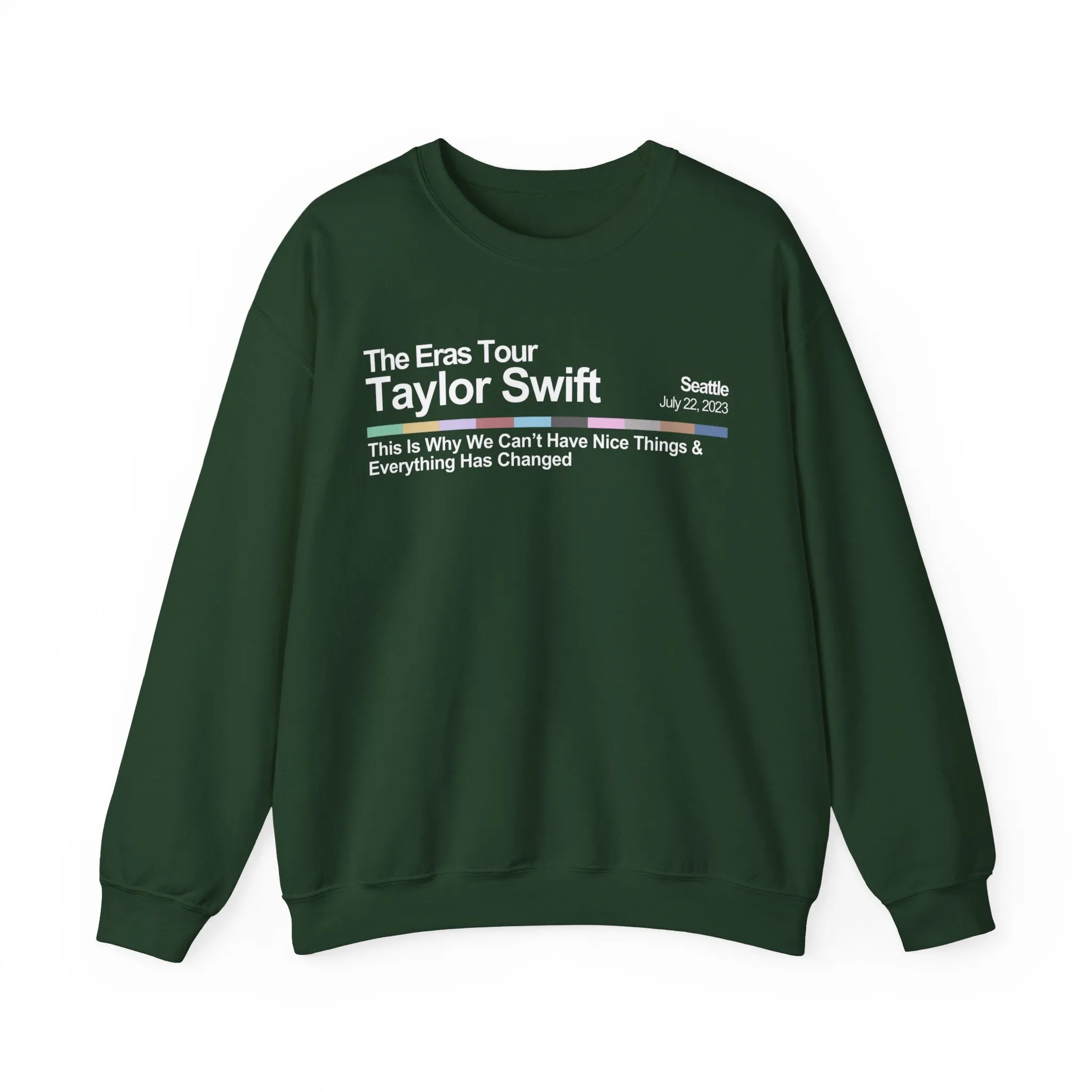 Seattle Night 2 Crewneck Sweatshirt sold by Rose Blush Studio