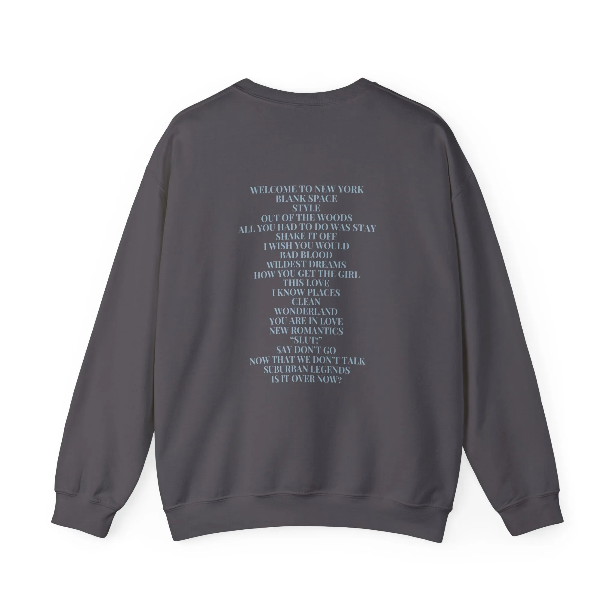 1989 TV Tracklist on Back Sweater sold by Rose Blush Studio product image thumbnail 2