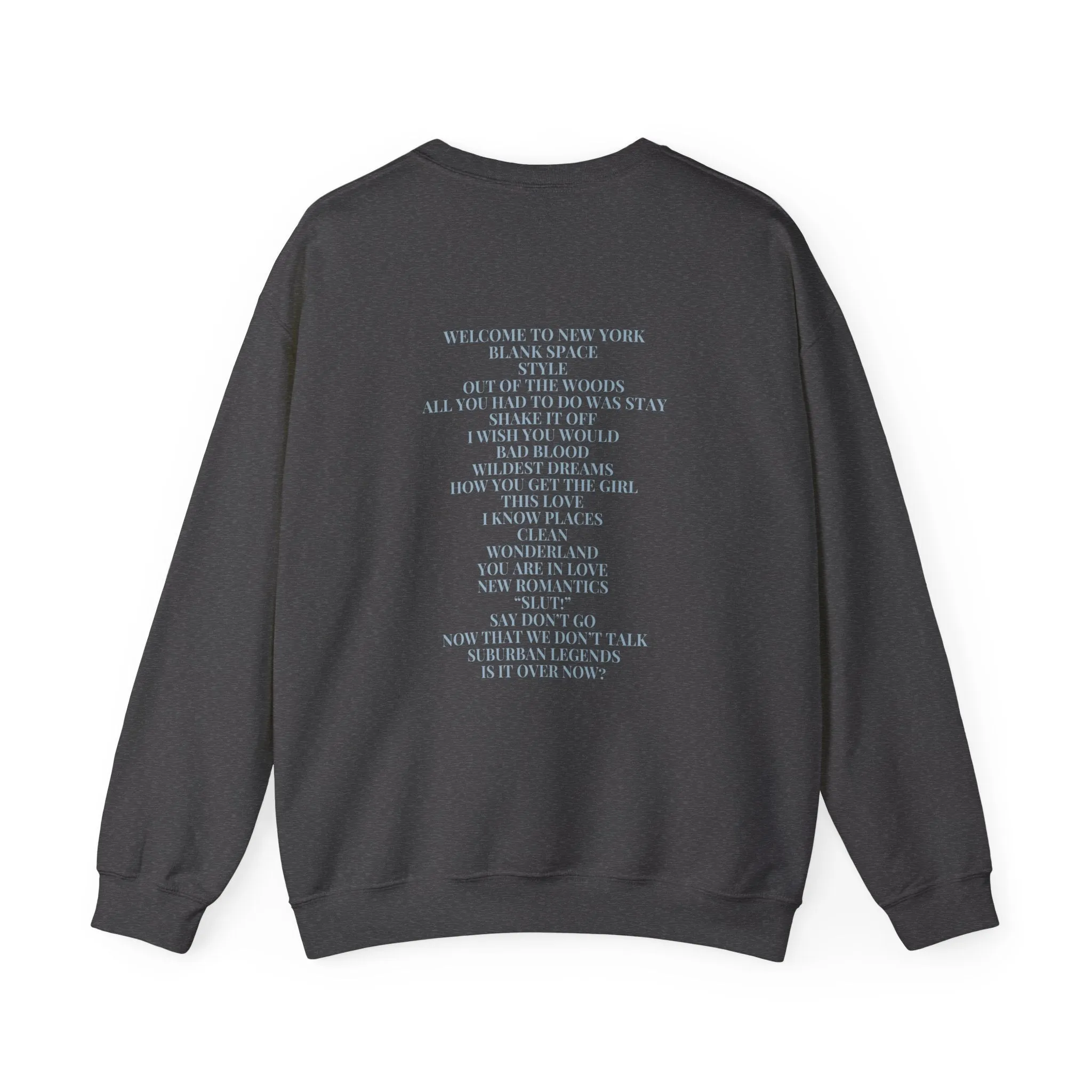 1989 TV Tracklist on Back Sweater sold by Rose Blush Studio product image thumbnail 3