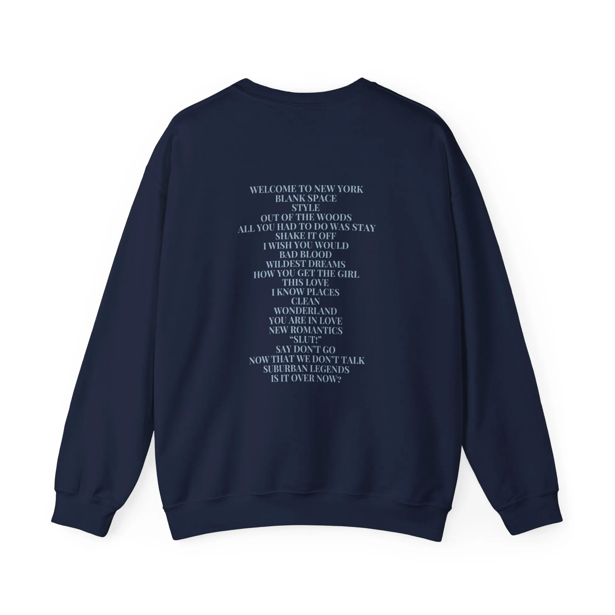 1989 TV Tracklist on Back Sweater sold by Rose Blush Studio product image thumbnail 4