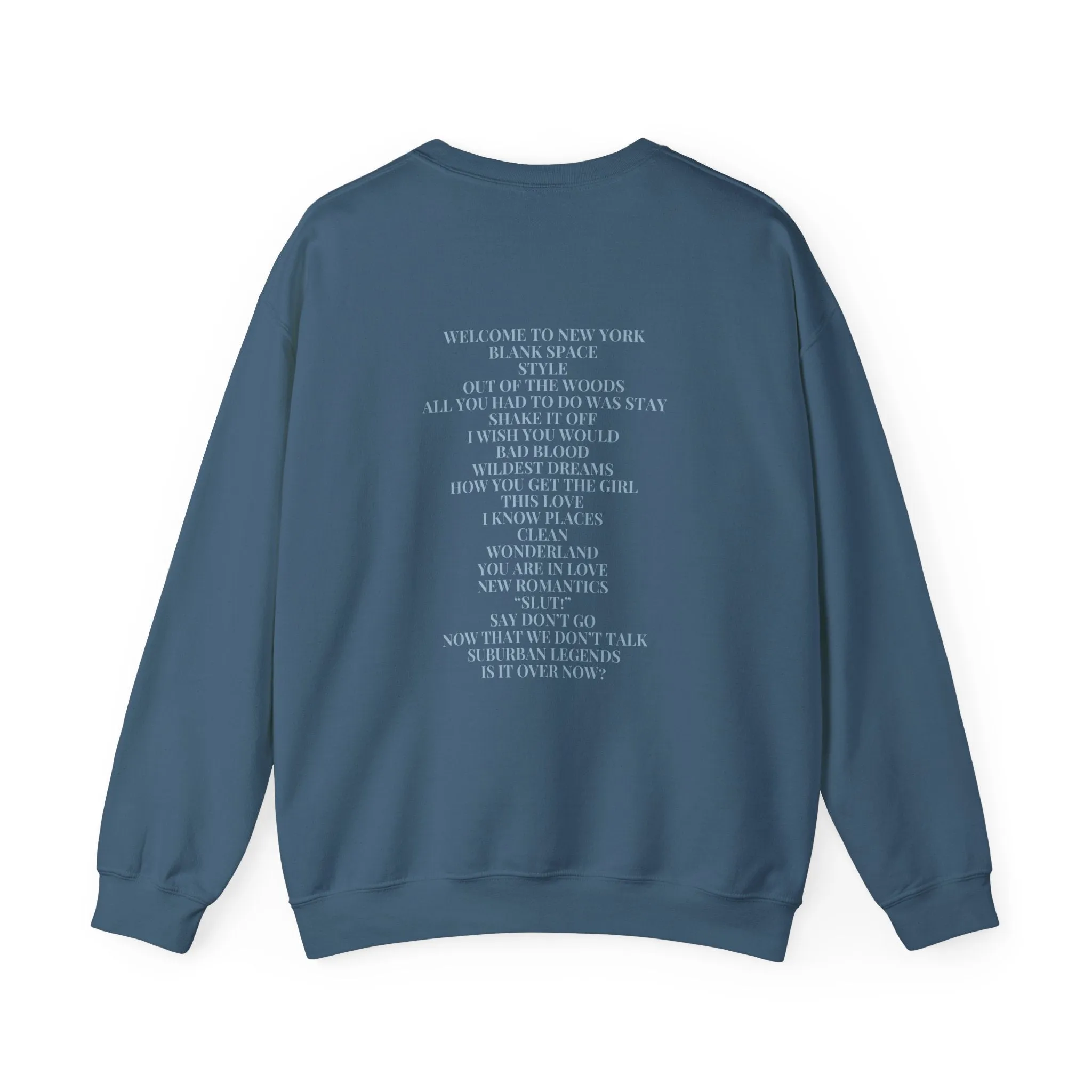 1989 TV Tracklist on Back Sweater sold by Rose Blush Studio