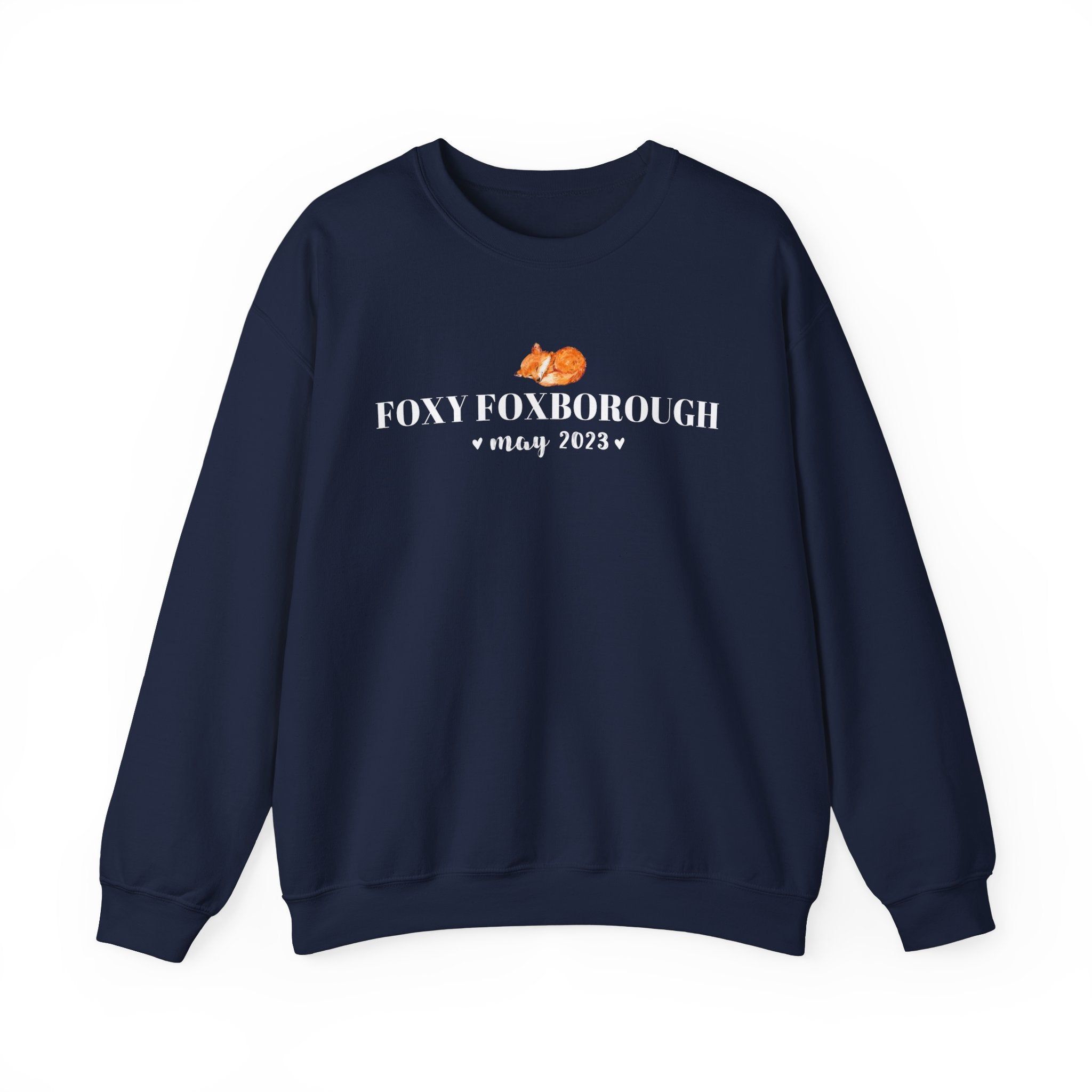 Foxy Foxborough Crewneck Sweatshirt sold by Rose Blush Studio product image thumbnail 3