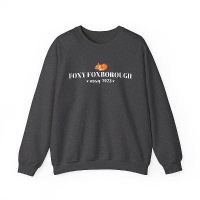 Foxy Foxborough Crewneck Sweatshirt sold by Rose Blush Studio
