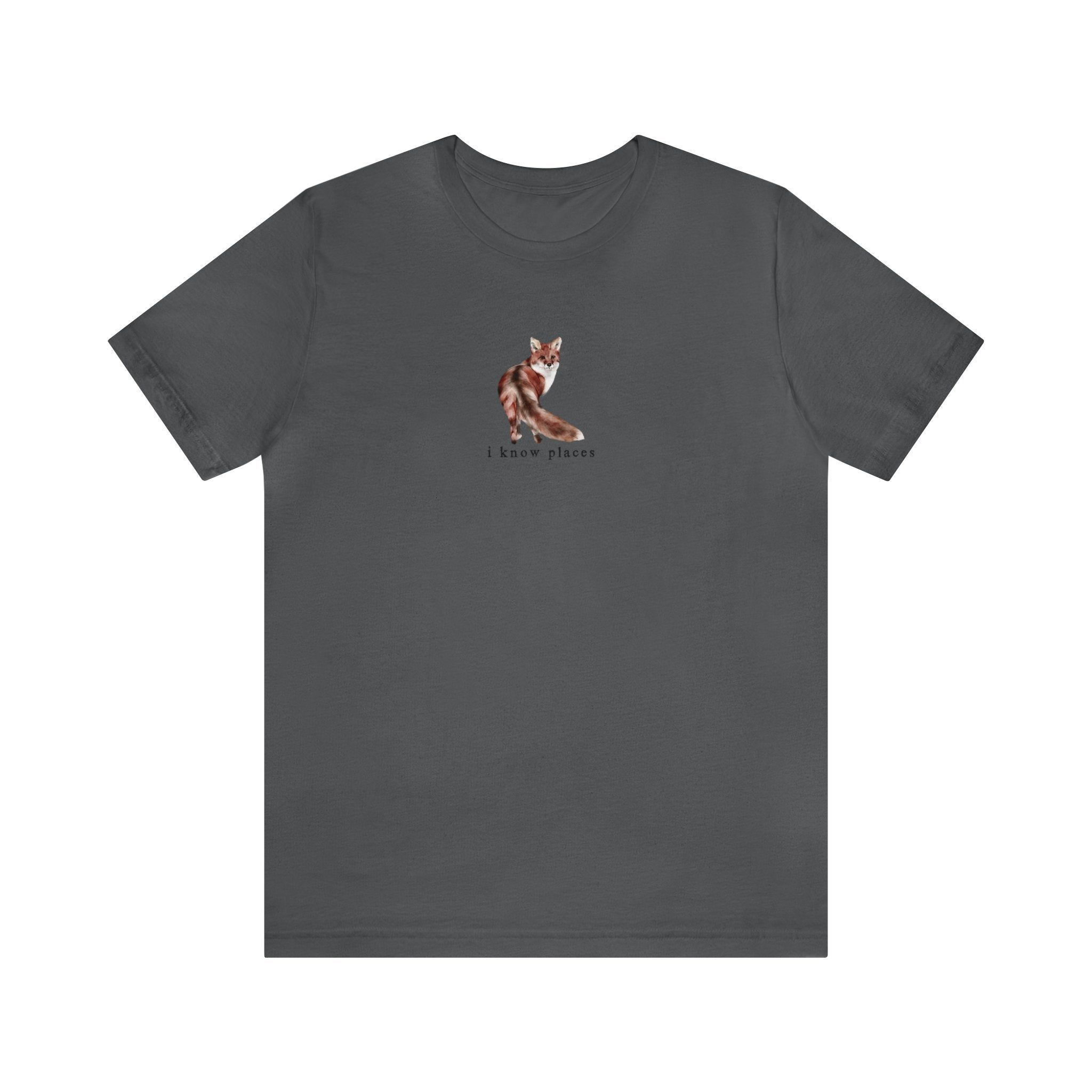 I Know Places Fox Tshirt sold by Rose Blush Studio product image thumbnail 2