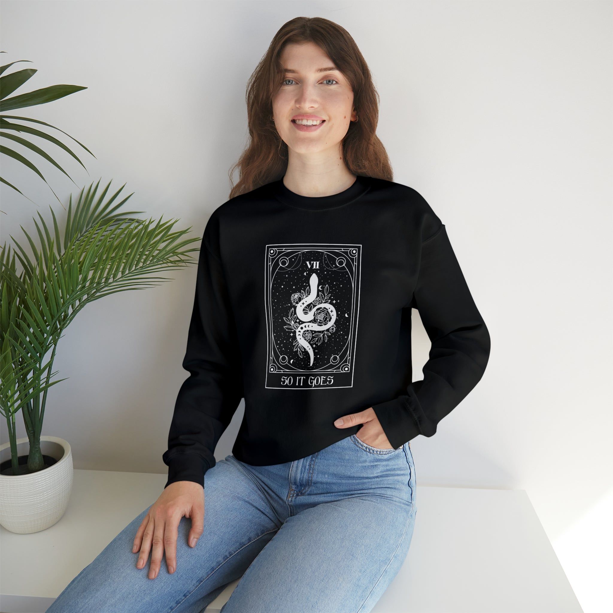 Tarot Crewneck Sweatshirt - So It Goes sold by Rose Blush Studio