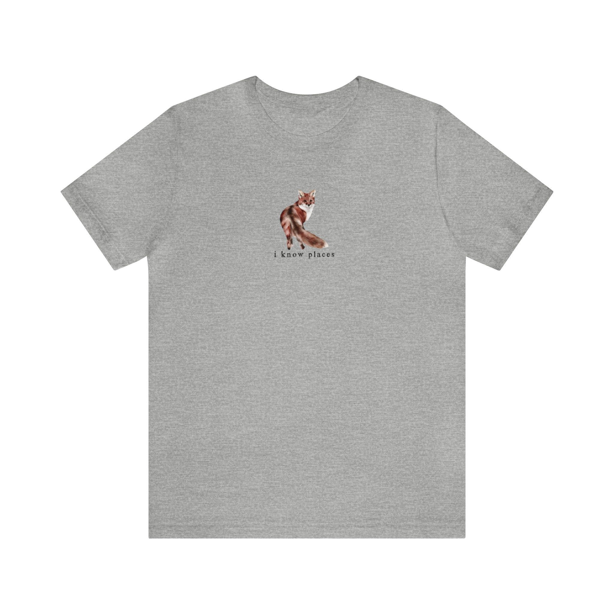 I Know Places Fox Tshirt sold by Rose Blush Studio product image thumbnail 3