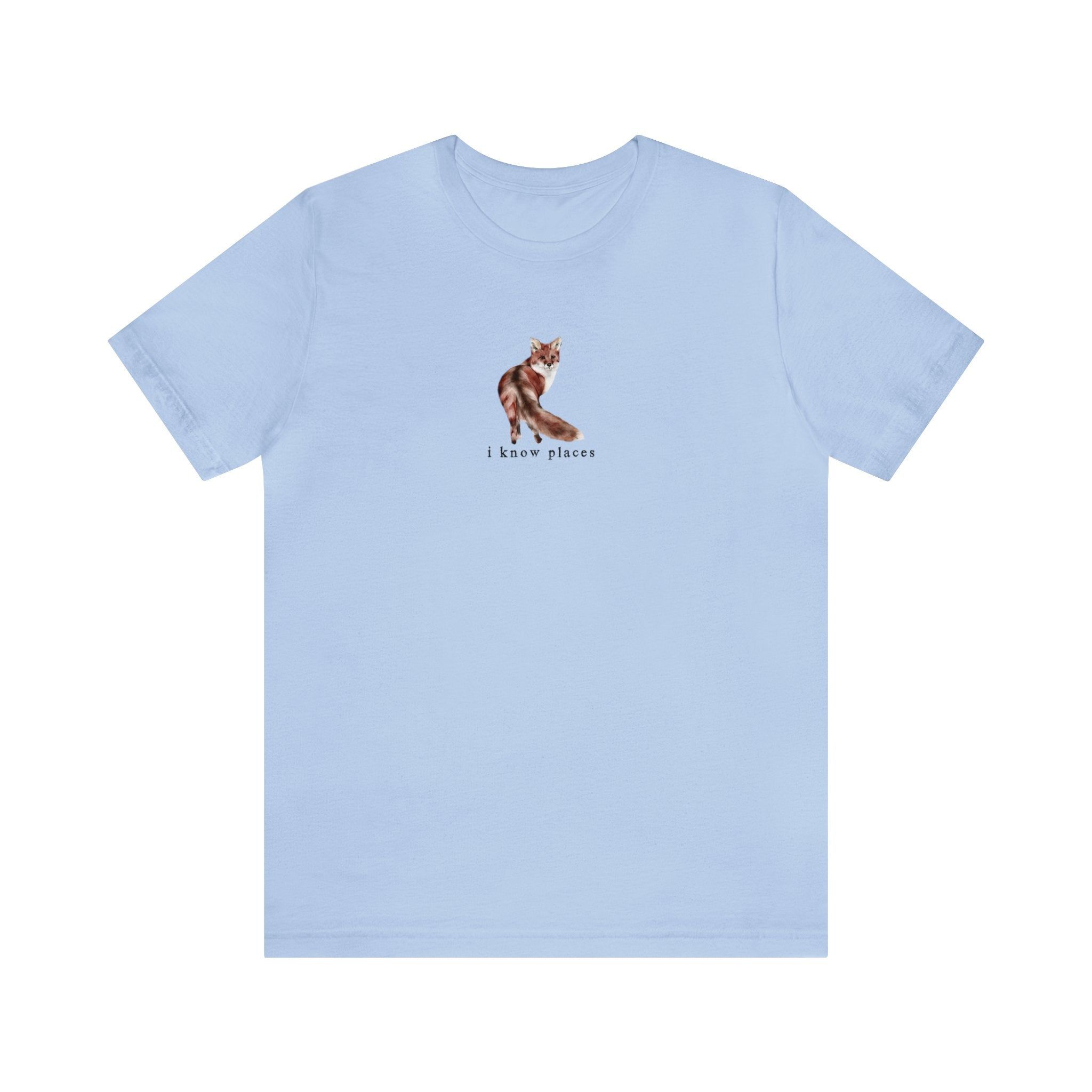 I Know Places Fox Tshirt sold by Rose Blush Studio product image thumbnail 4