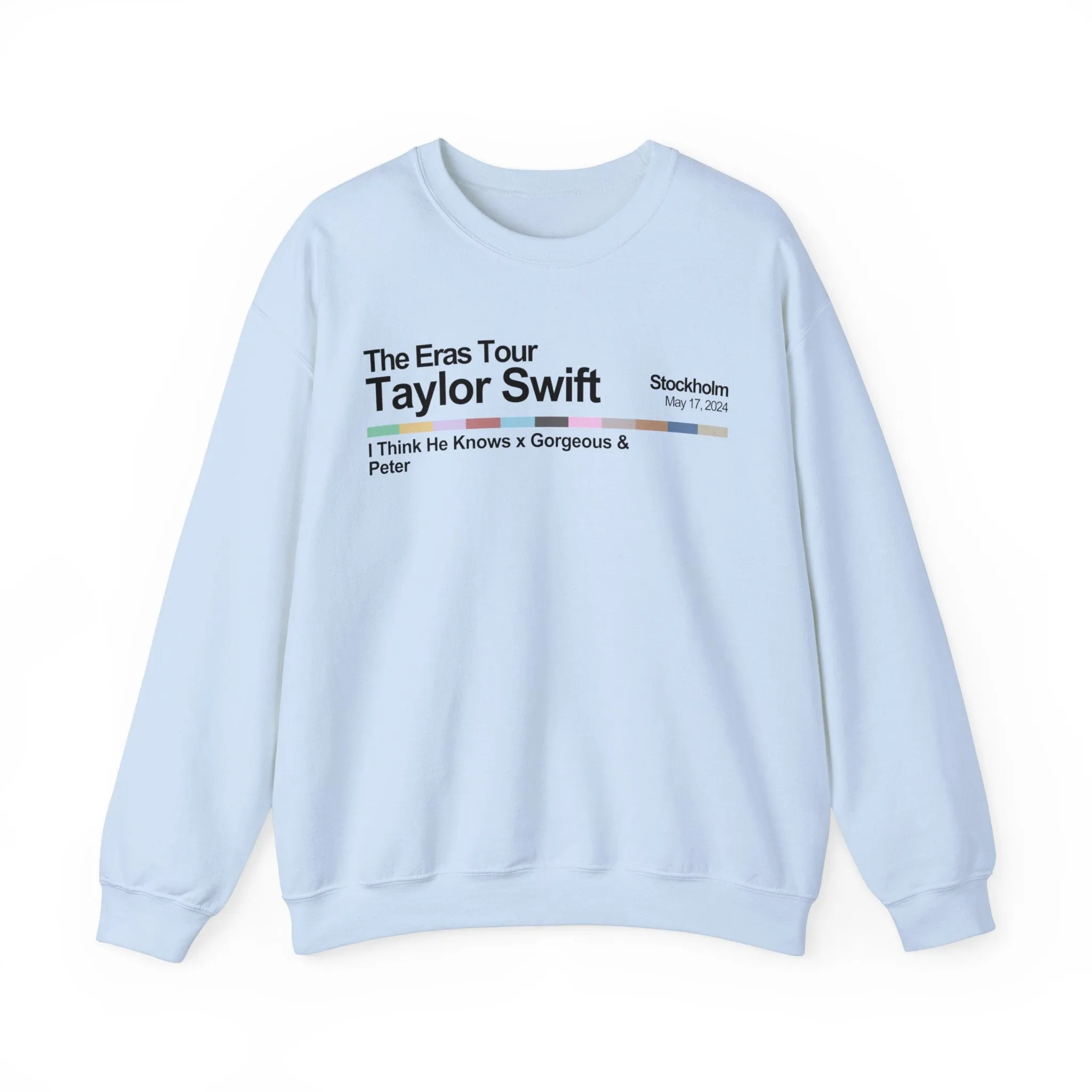 Stockholm Night 1 Crewneck Sweatshirt sold by Rose Blush Studio product image thumbnail 4