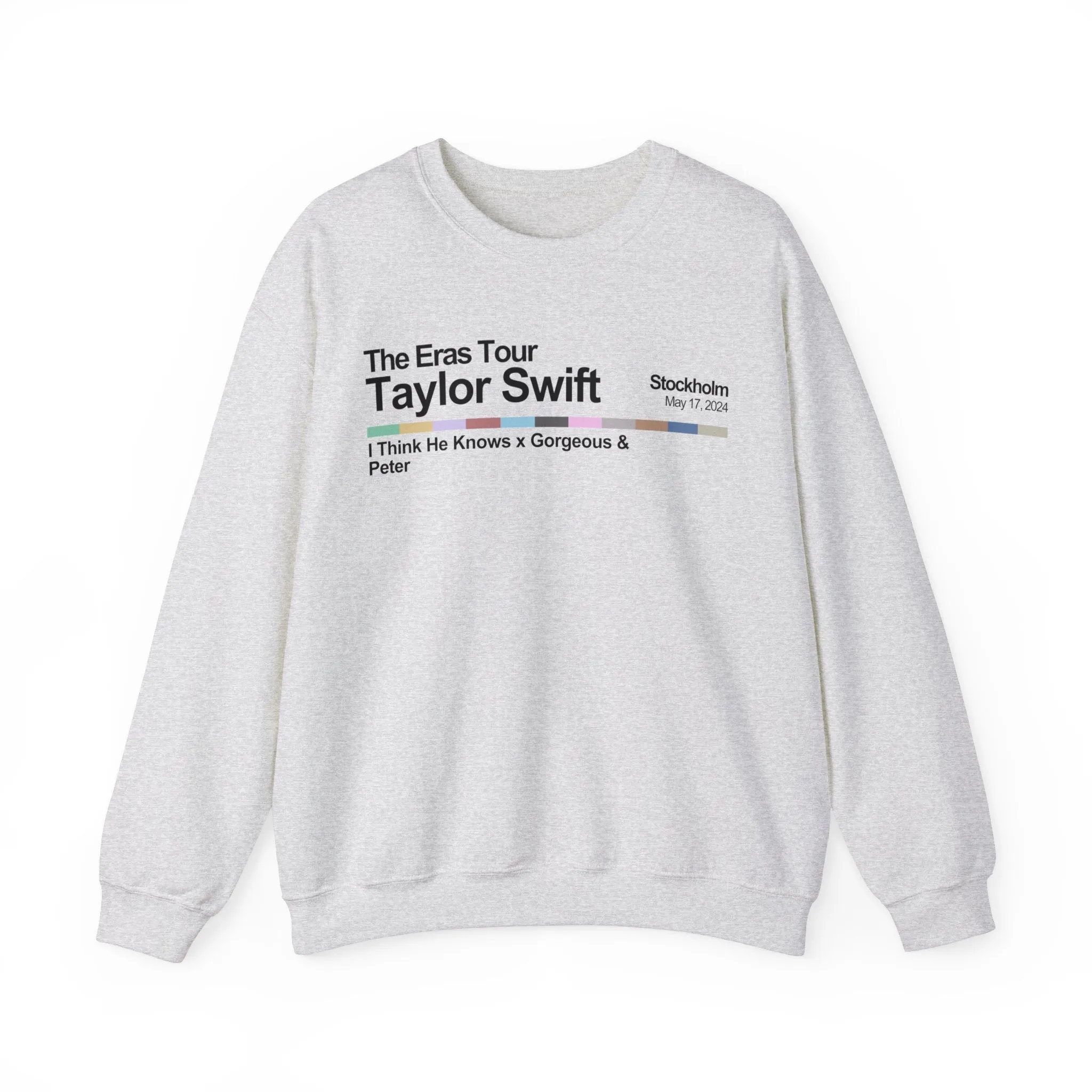 Stockholm Night 1 Crewneck Sweatshirt sold by Rose Blush Studio product image thumbnail 2