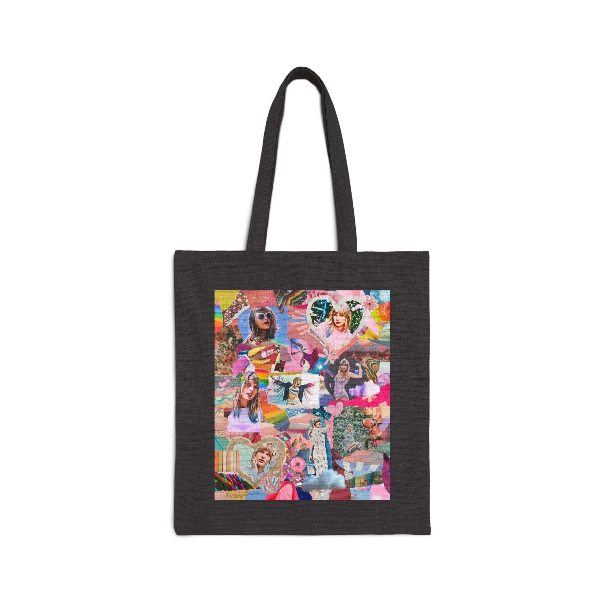Lover Collage Cotton Canvas Tote Bag sold by Rose Blush Studio