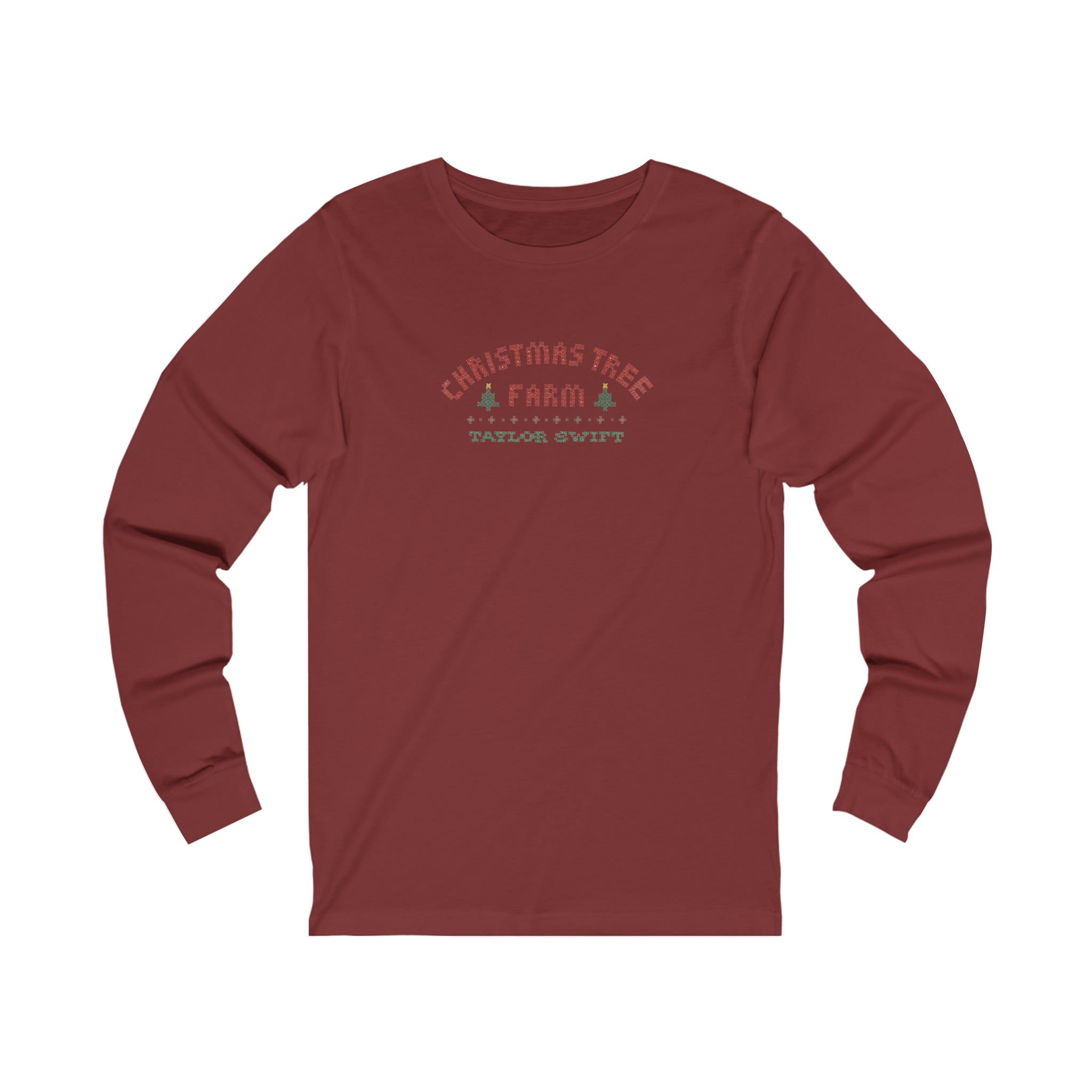 Christmas Tree Farm Long Sleeve T-Shirt sold by Rose Blush Studio product image thumbnail 3