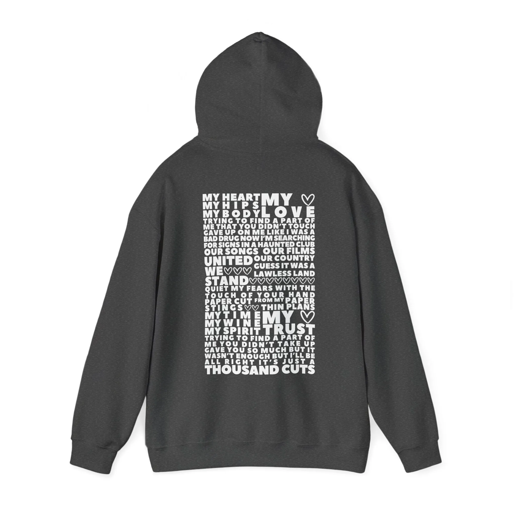 DBATC (lyrics on back) Hoodie sold by Rose Blush Studio product image thumbnail 2