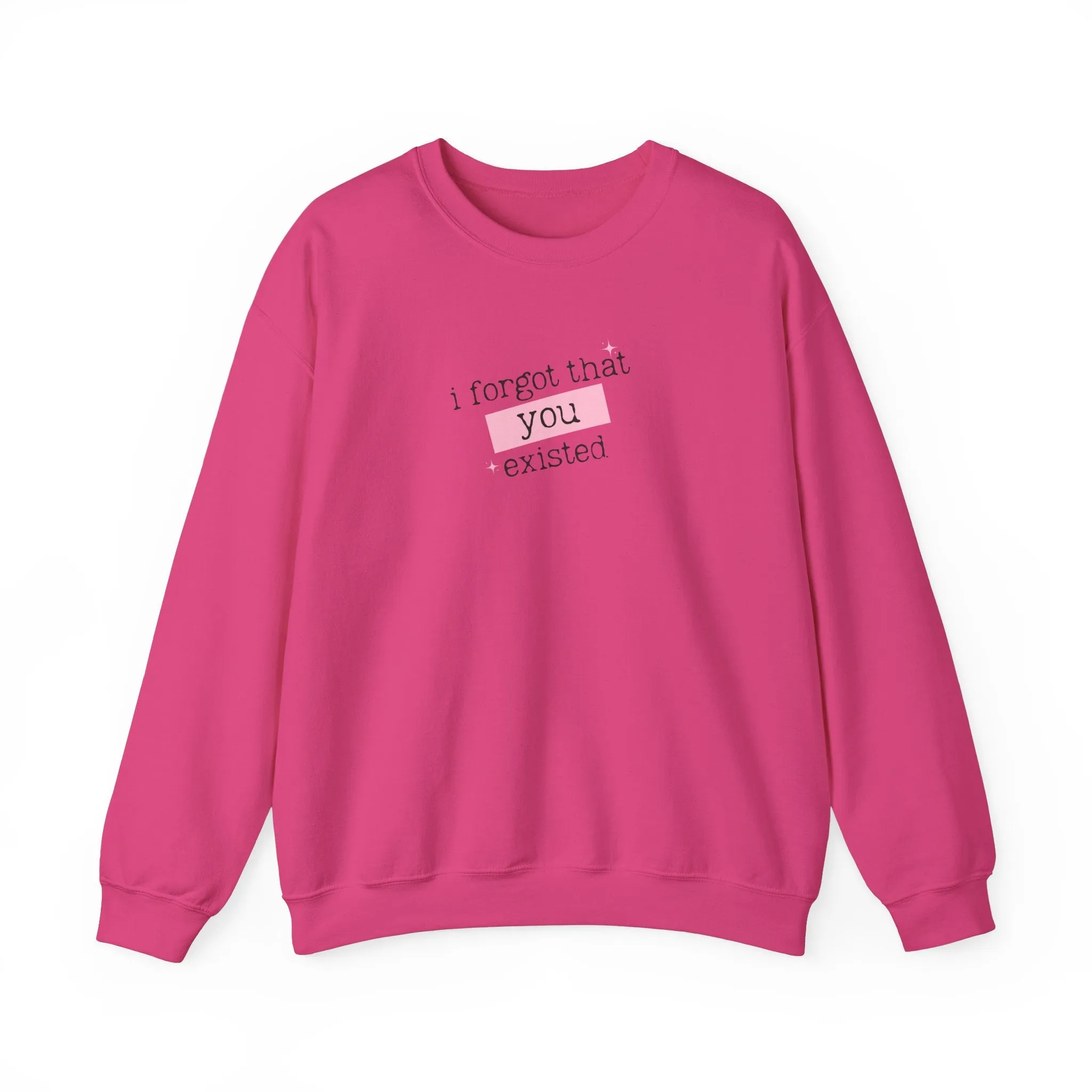 I Forgot That You Existed Crewneck Sweatshirt sold by Rose Blush Studio product image thumbnail 3