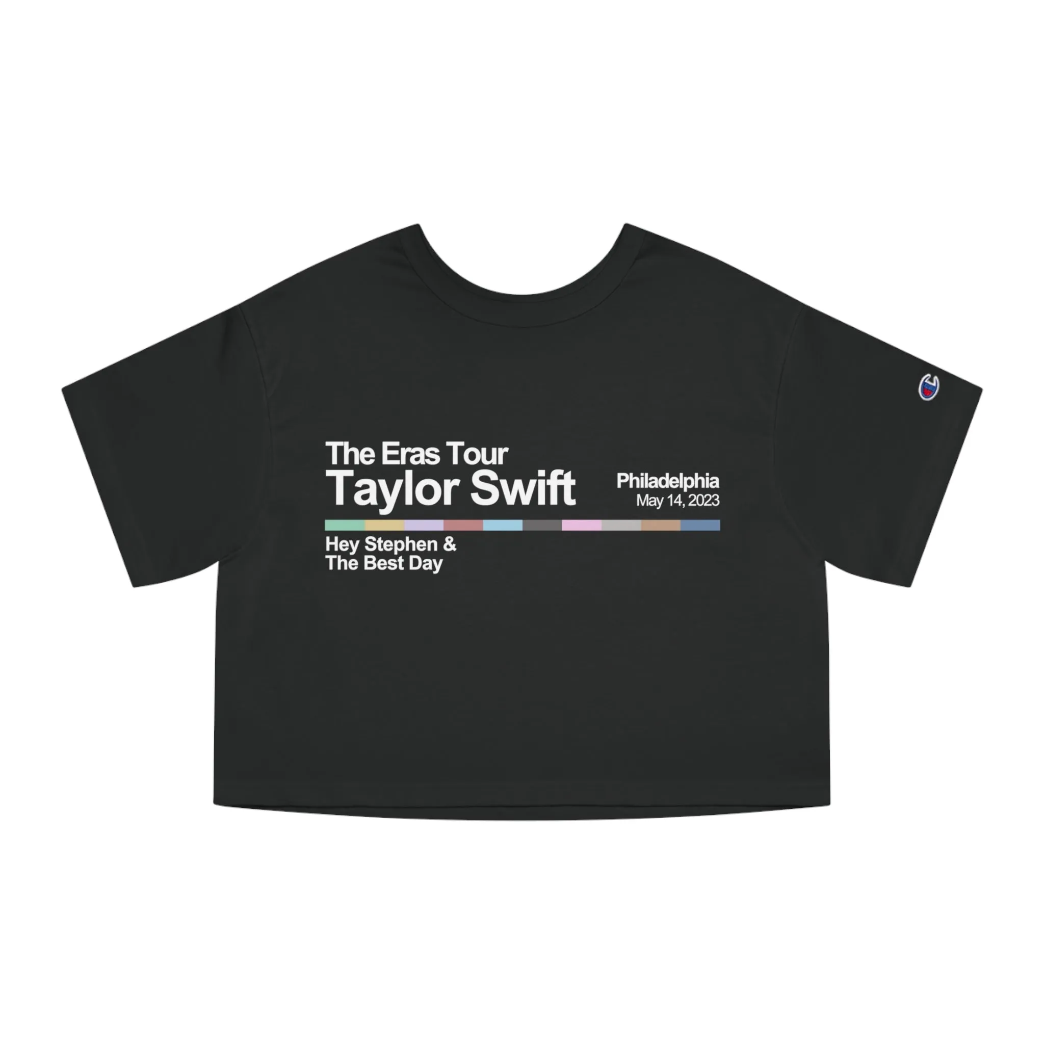Philadelphia Night 3 Cropped T-Shirt sold by Rose Blush Studio product image thumbnail 4
