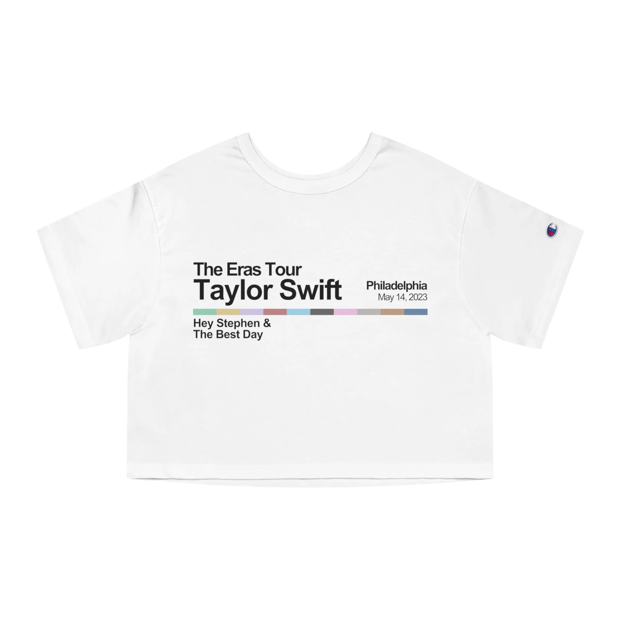 Philadelphia Night 3 Cropped T-Shirt sold by Rose Blush Studio product image thumbnail 5